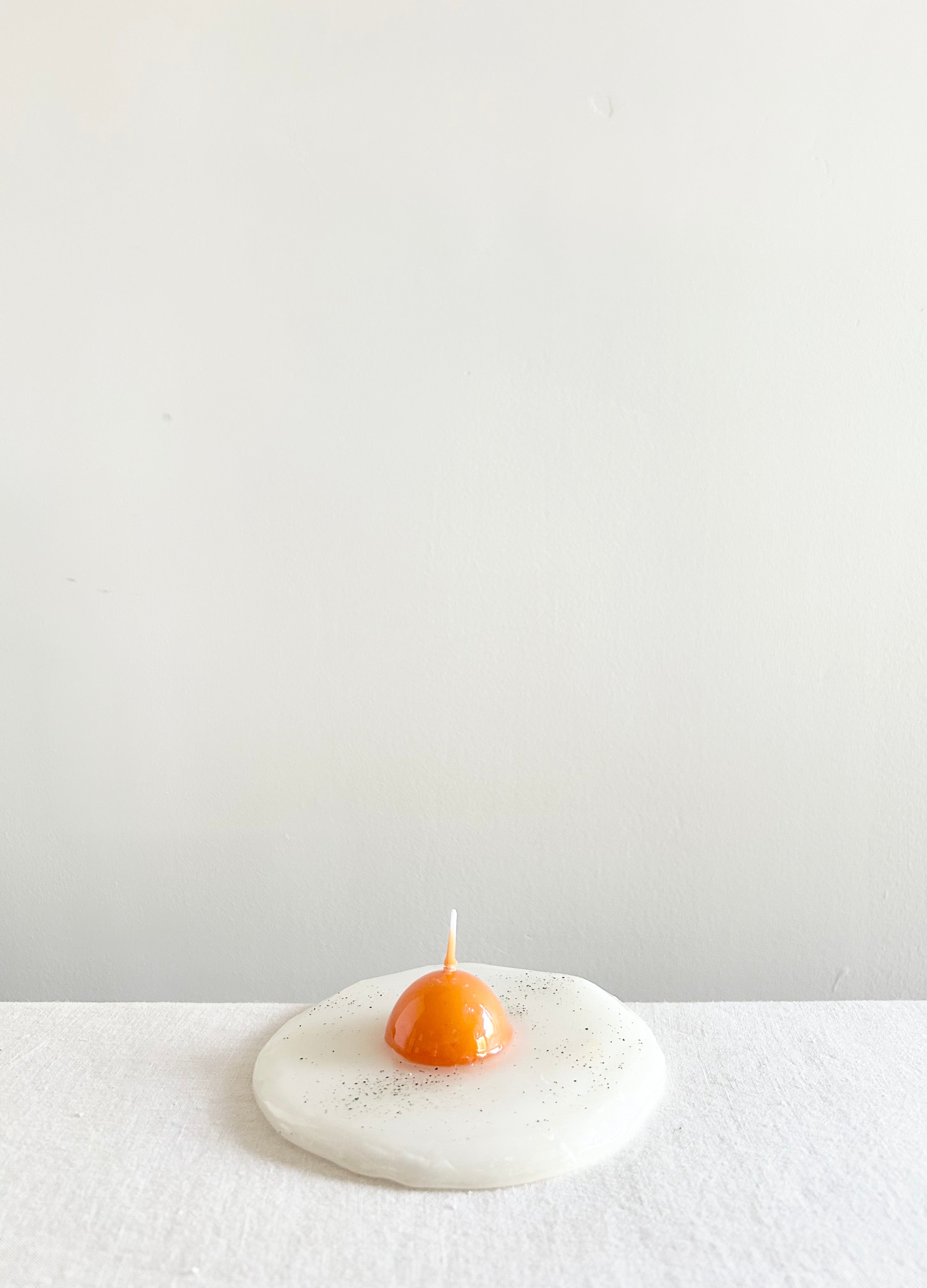 Sunny Side Up Egg Candle