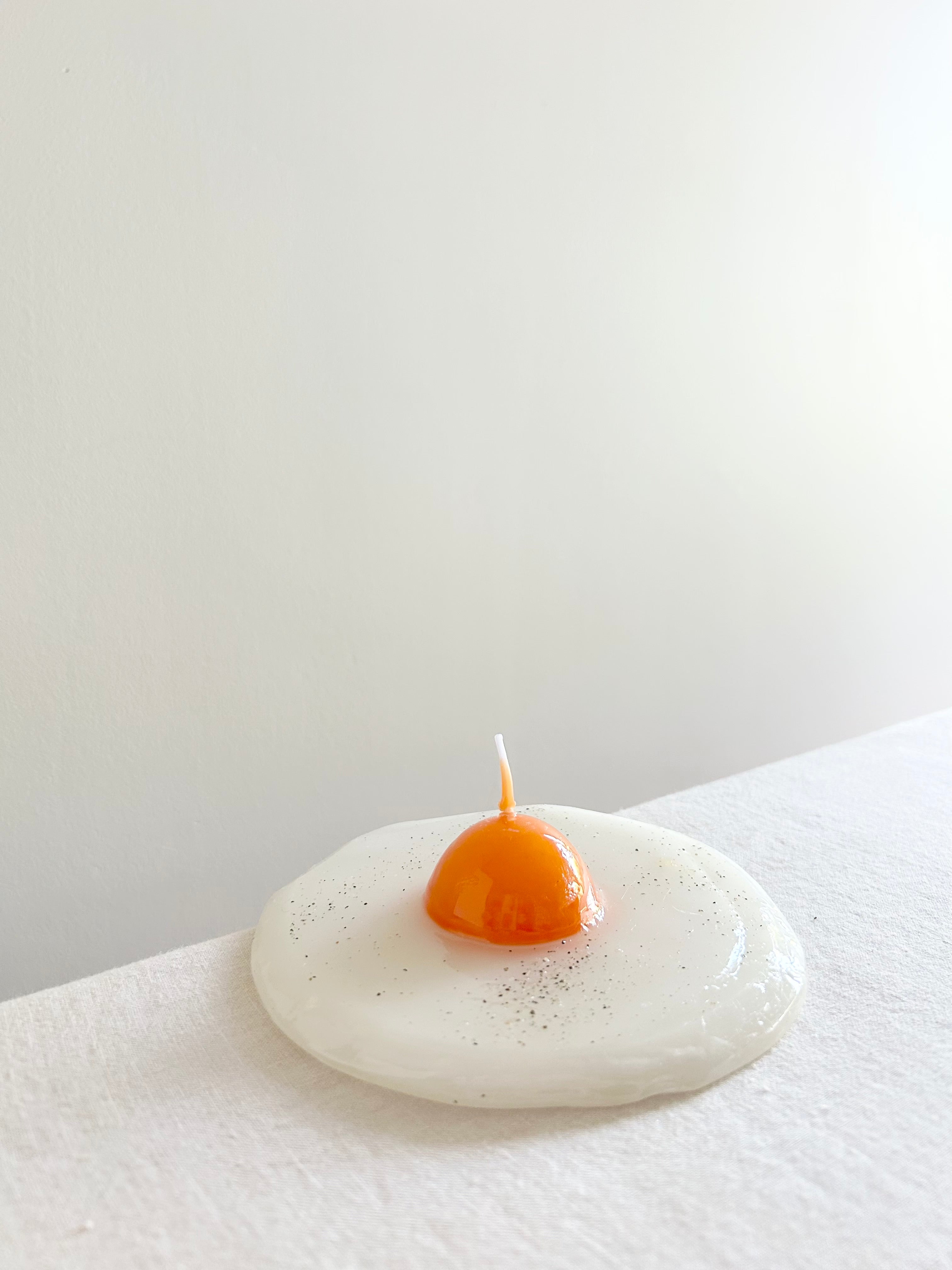 Sunny Side Up Egg Candle