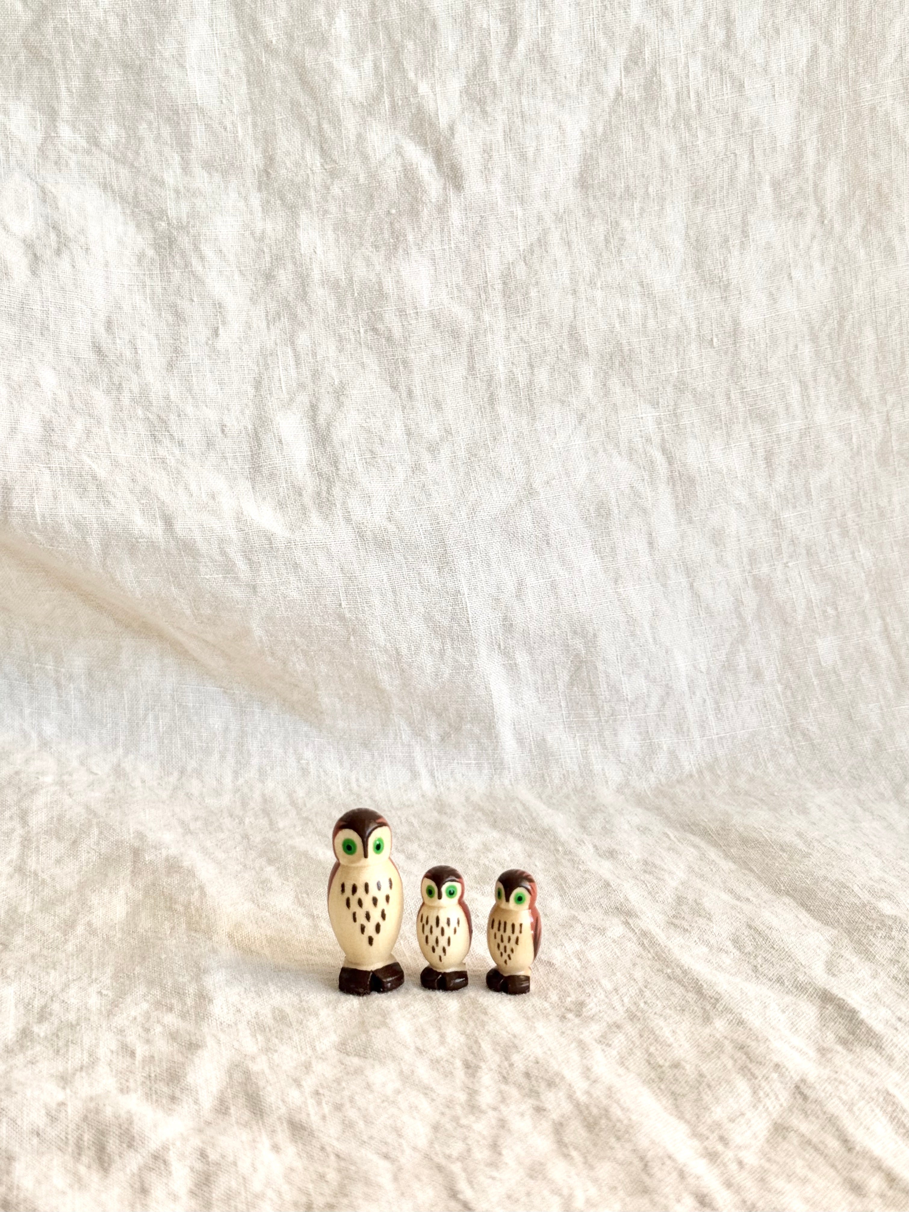 Mini Owl Family- S/3