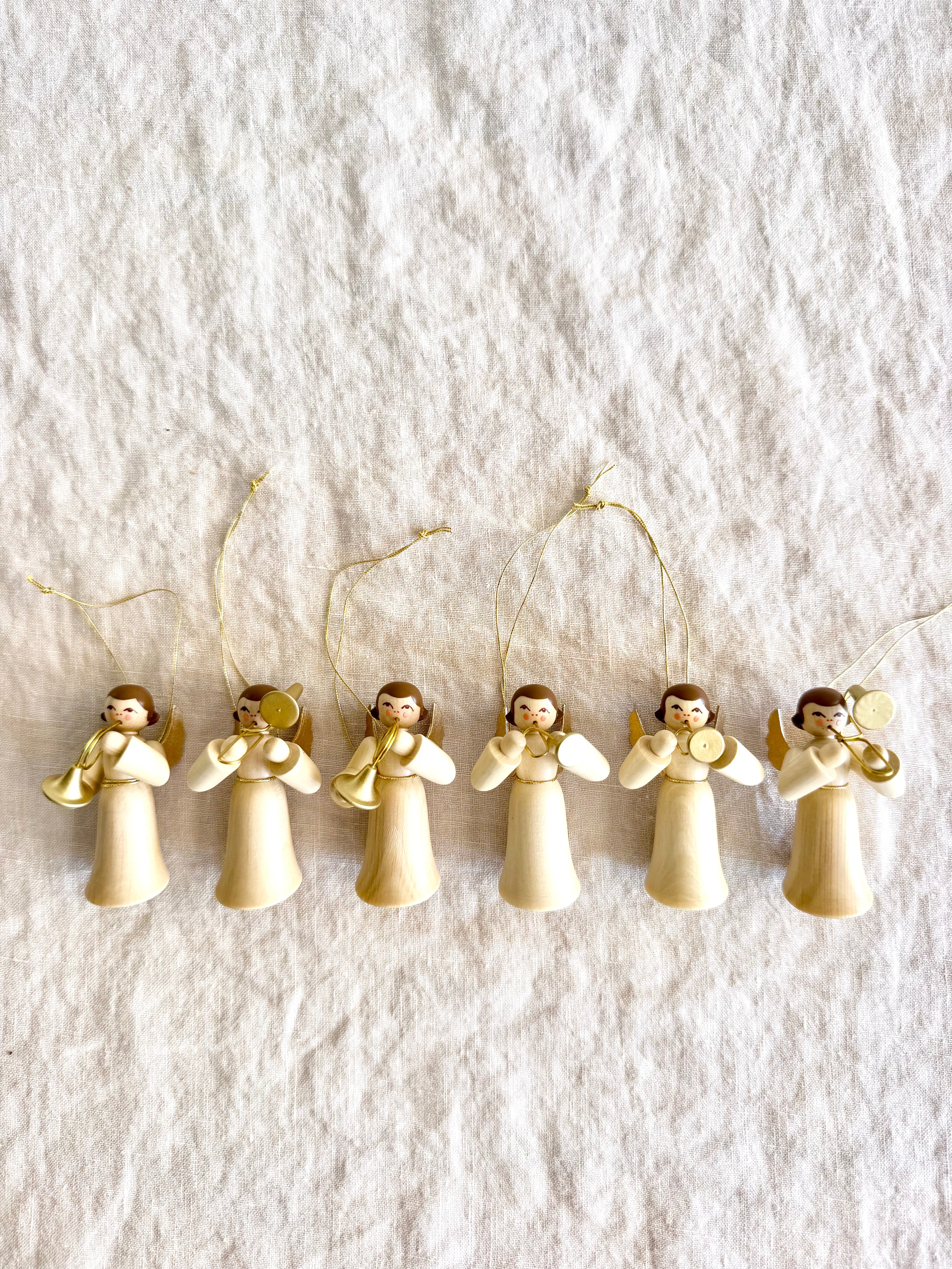 Musical Angel Ornaments S/6