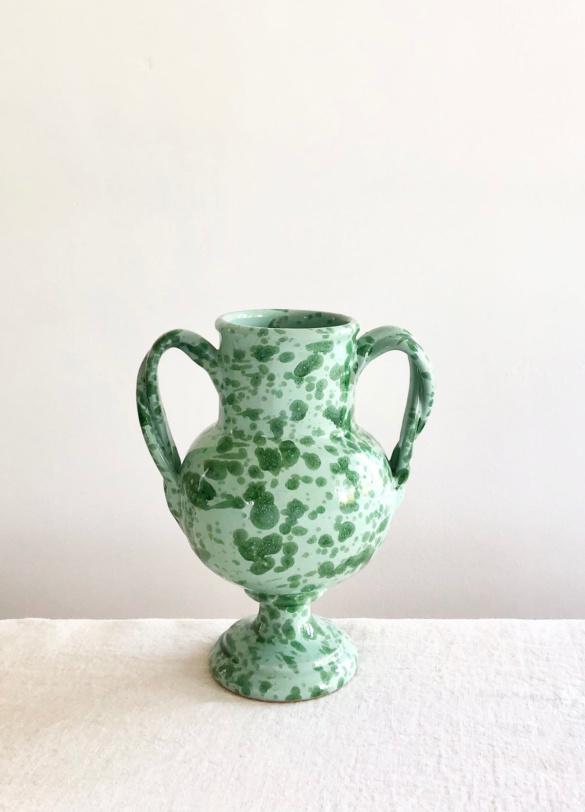 Small Pompeii Amphora Vase - Jade