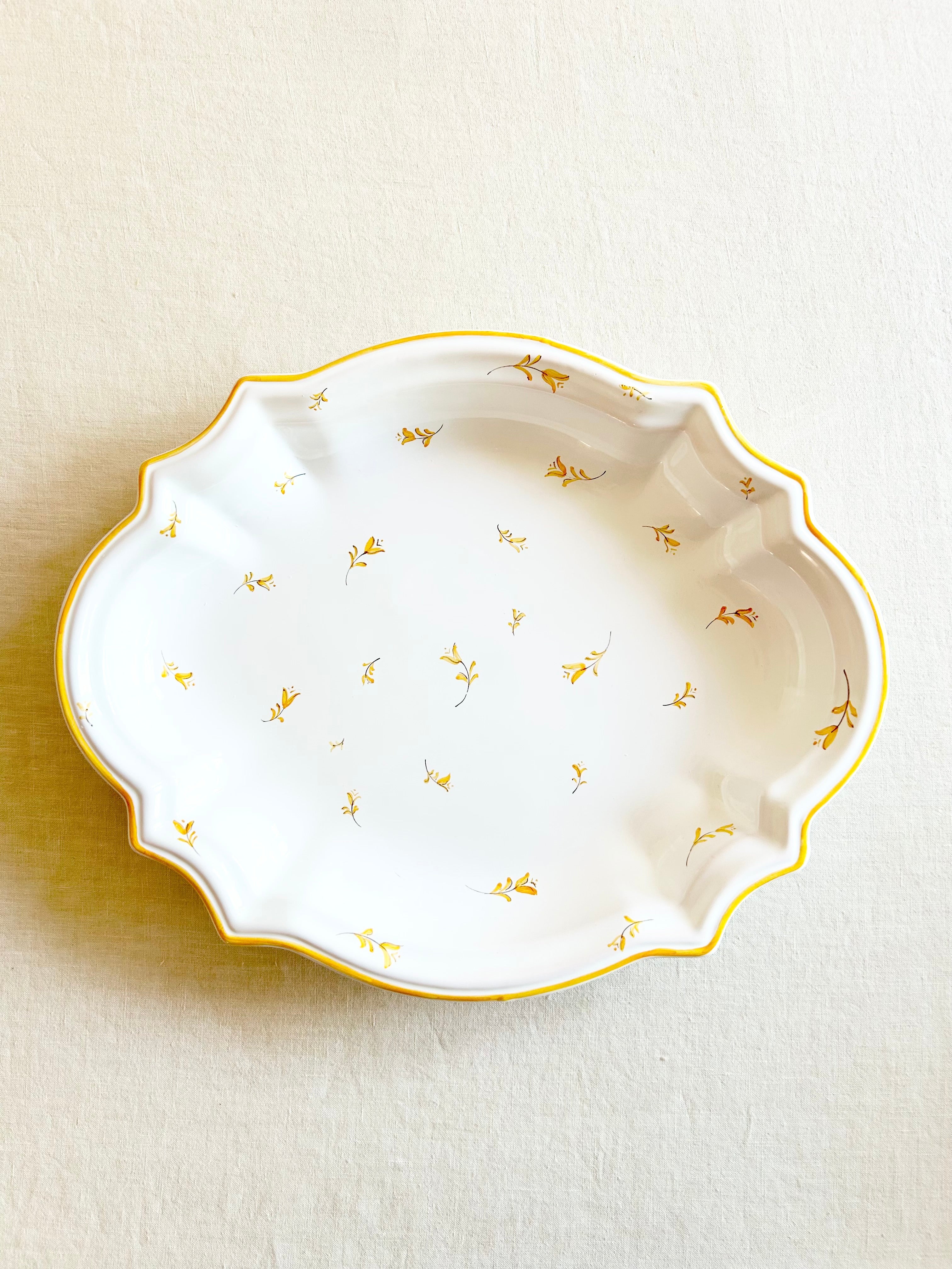 Sainte Marie Serving Platter - Jaune