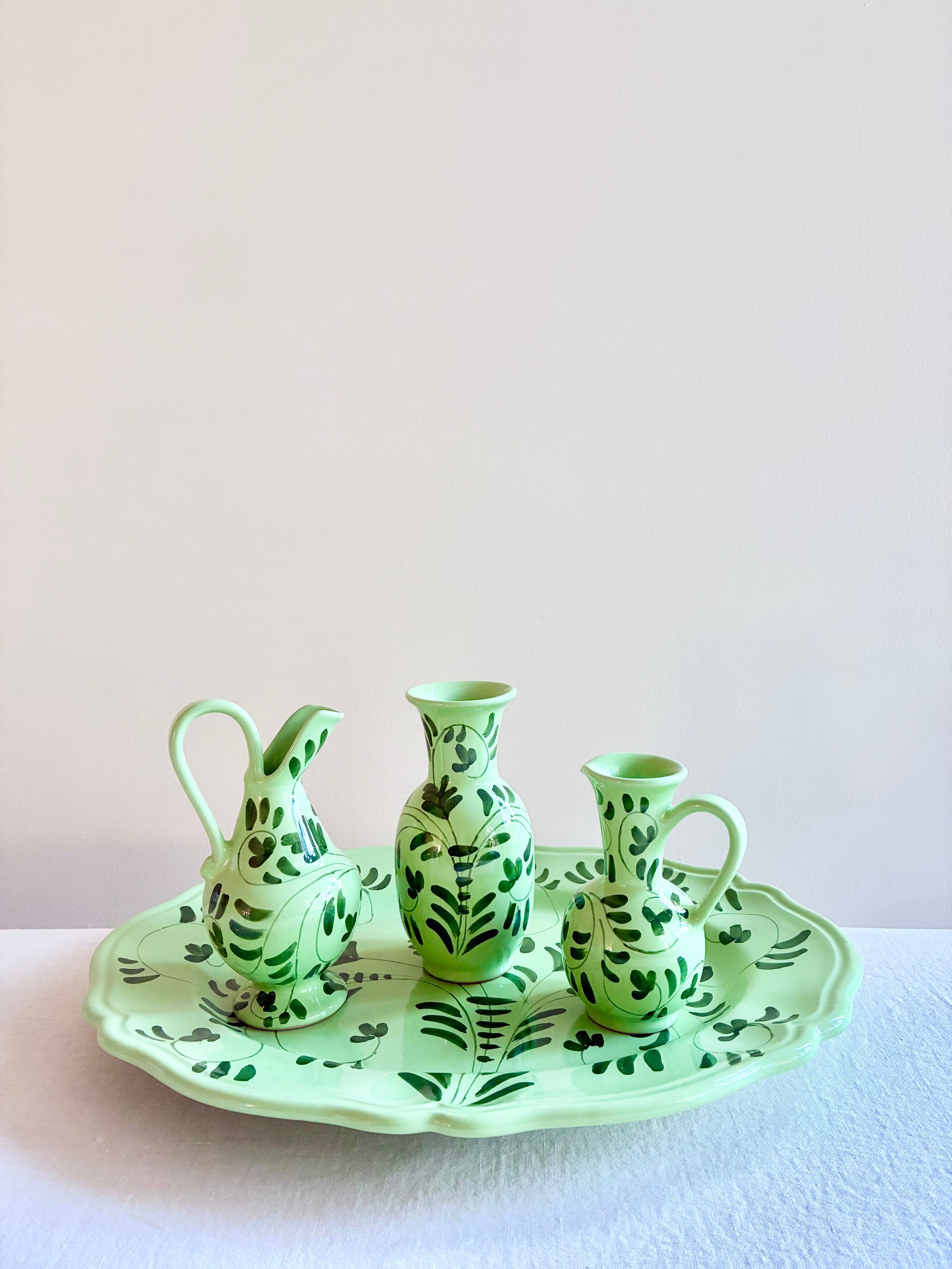 Fresco Leonora Vase - Spring Green & Emerald