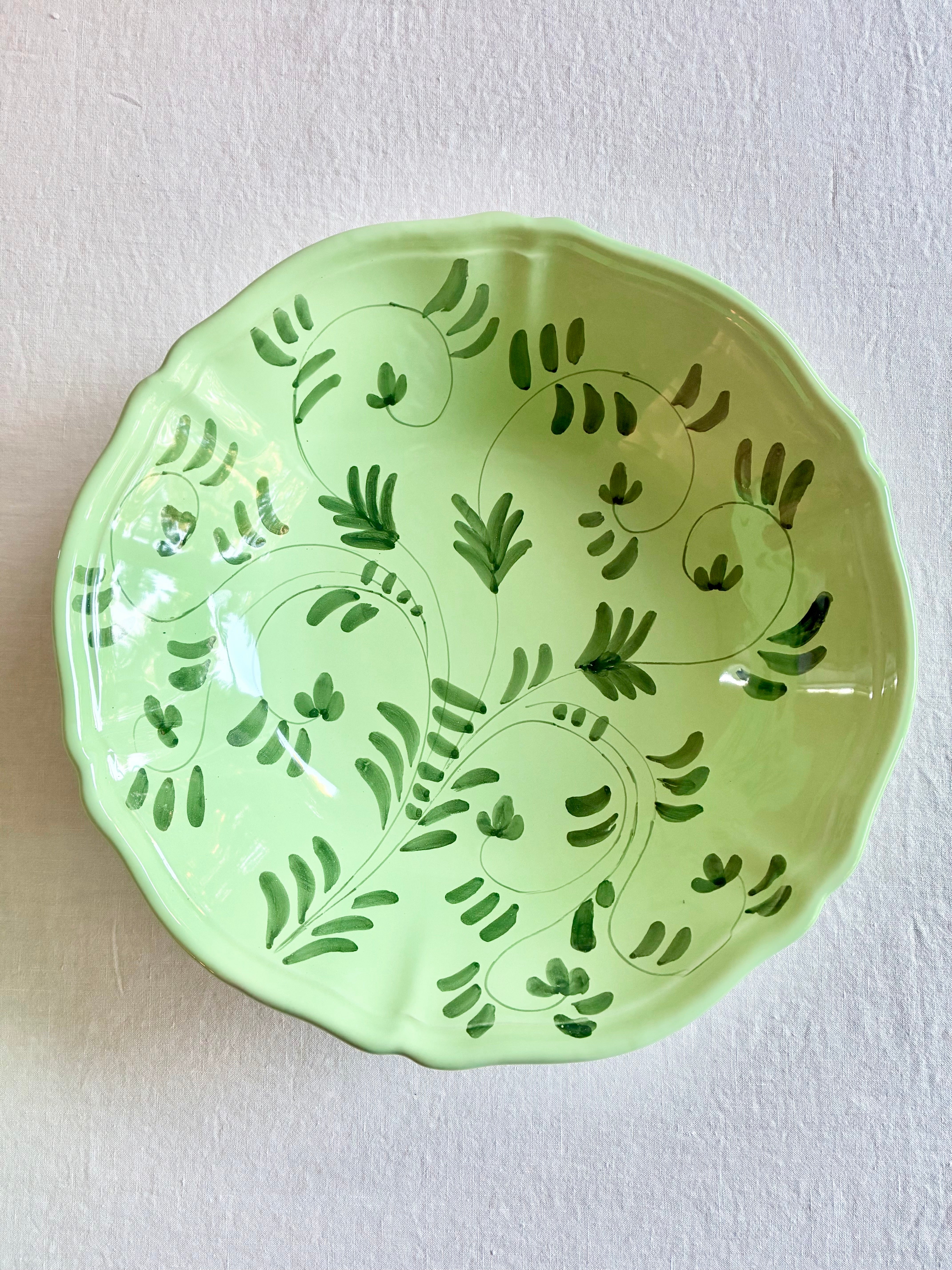 Fresco Serving Bowls S/M/L - Spring Green & Emerald
