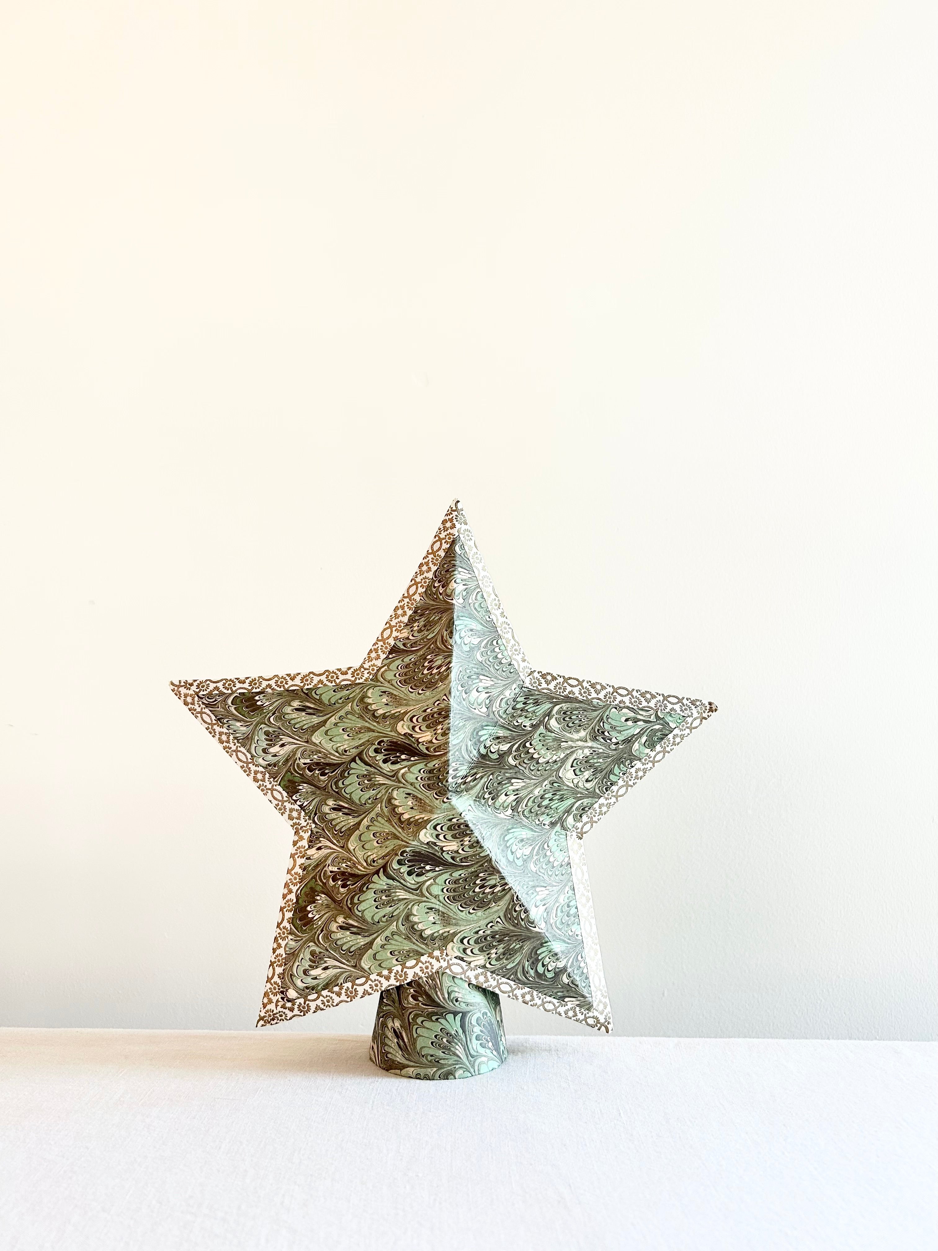 Folk Tree Topper - 11" - Marbled I