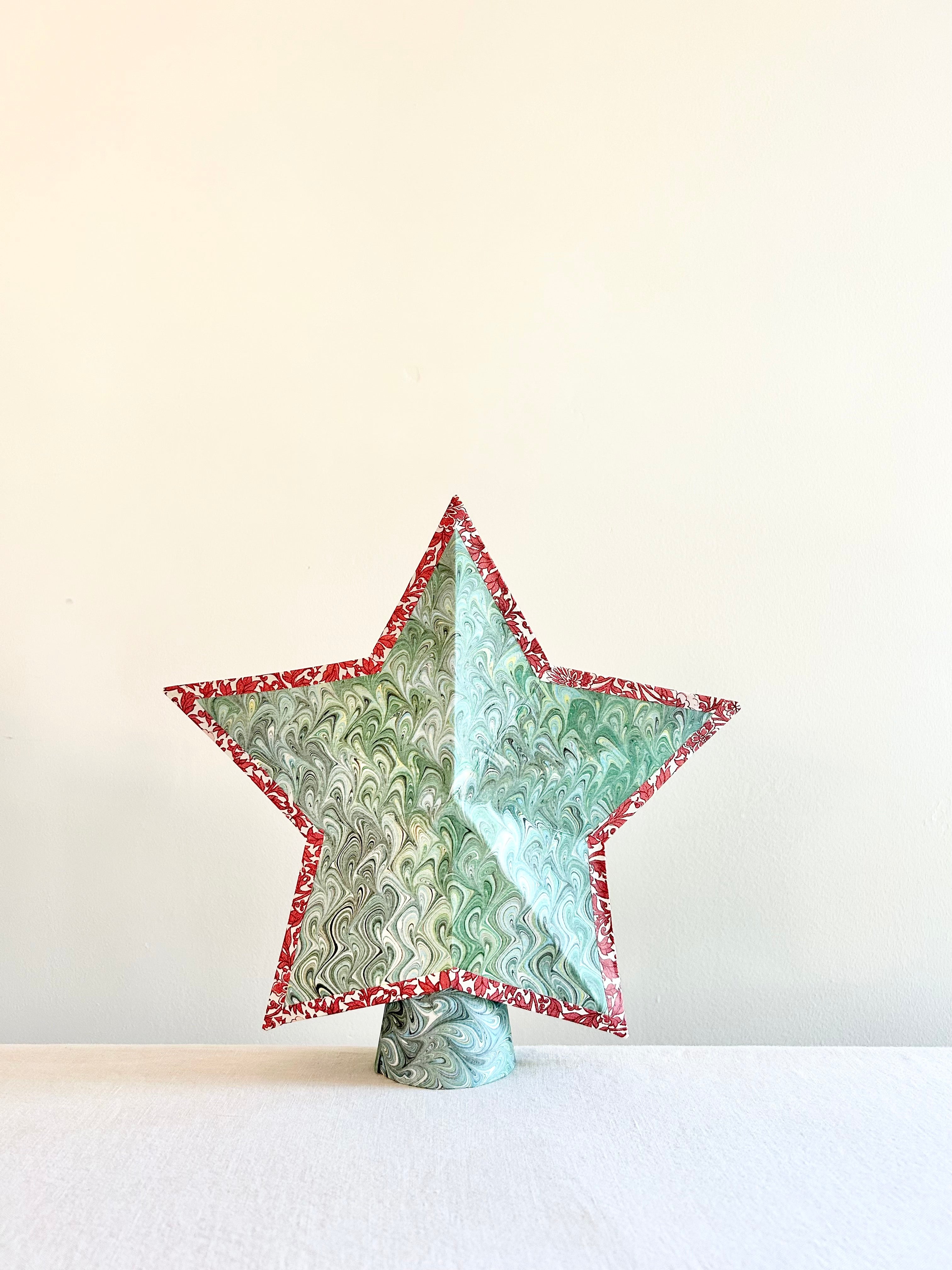 Folk Tree Topper - 11" - Marbled II