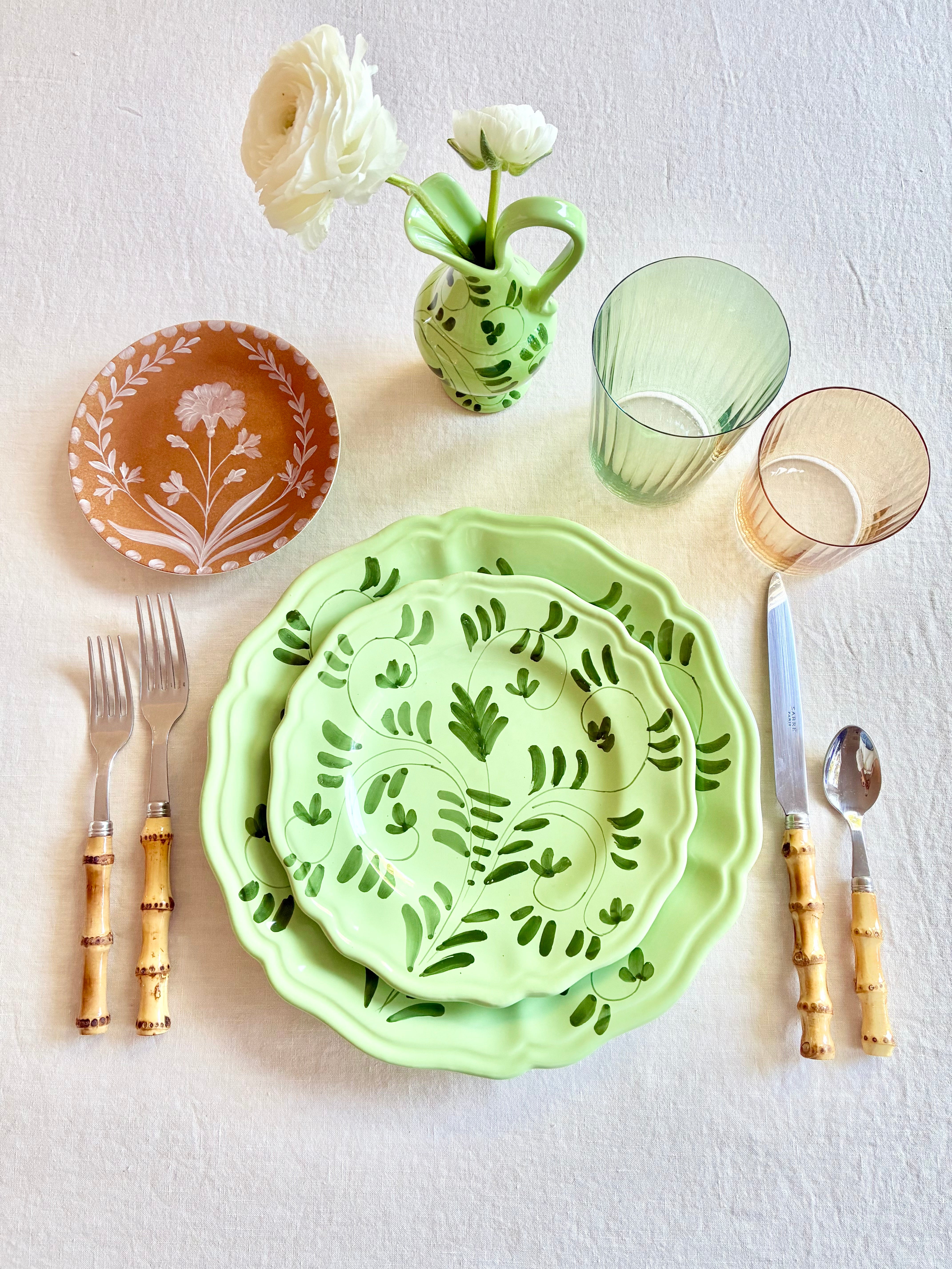 Fresco Dinnerware - Spring Green & Emerald
