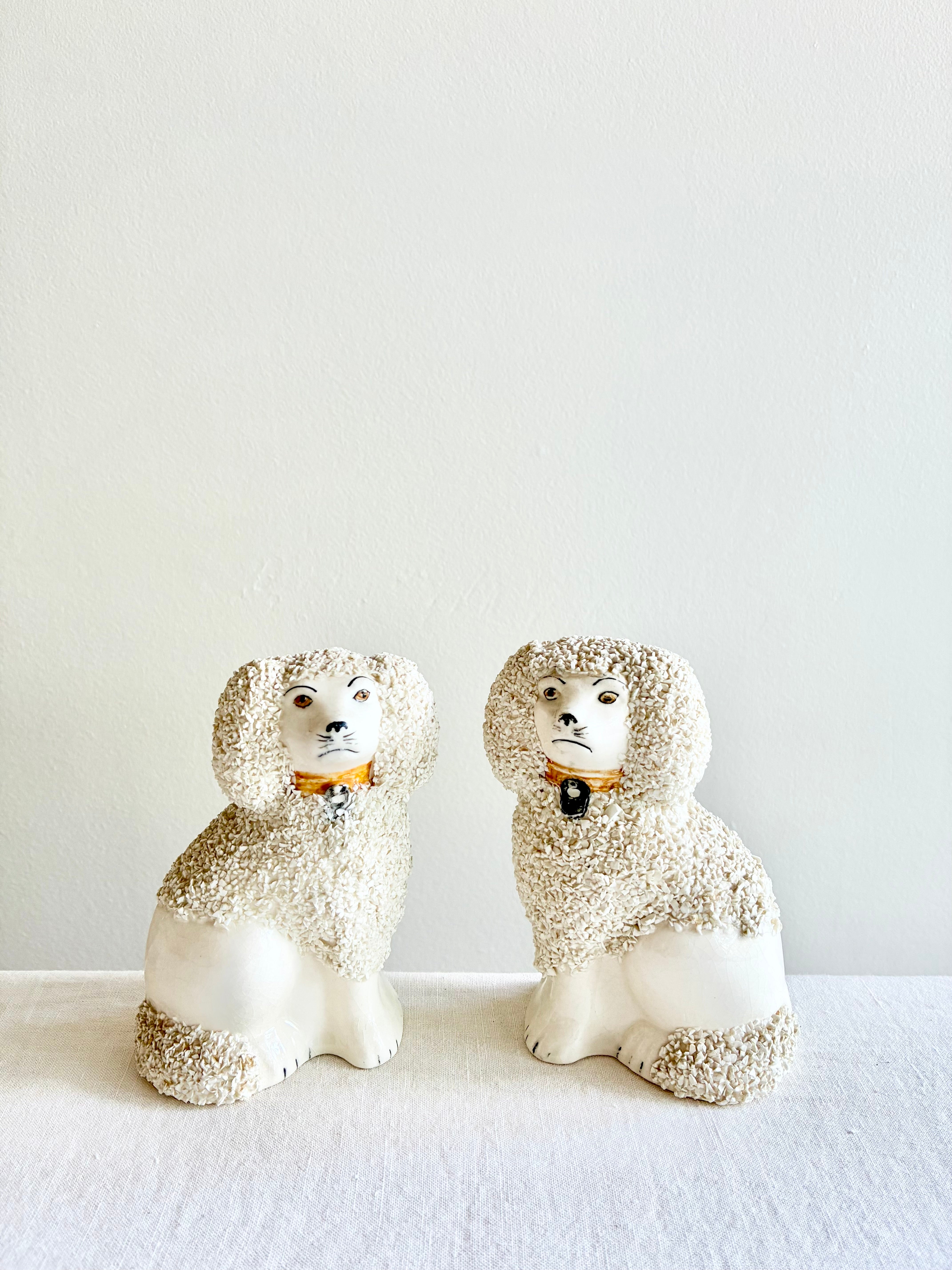 Historic Staffordshire Poodles