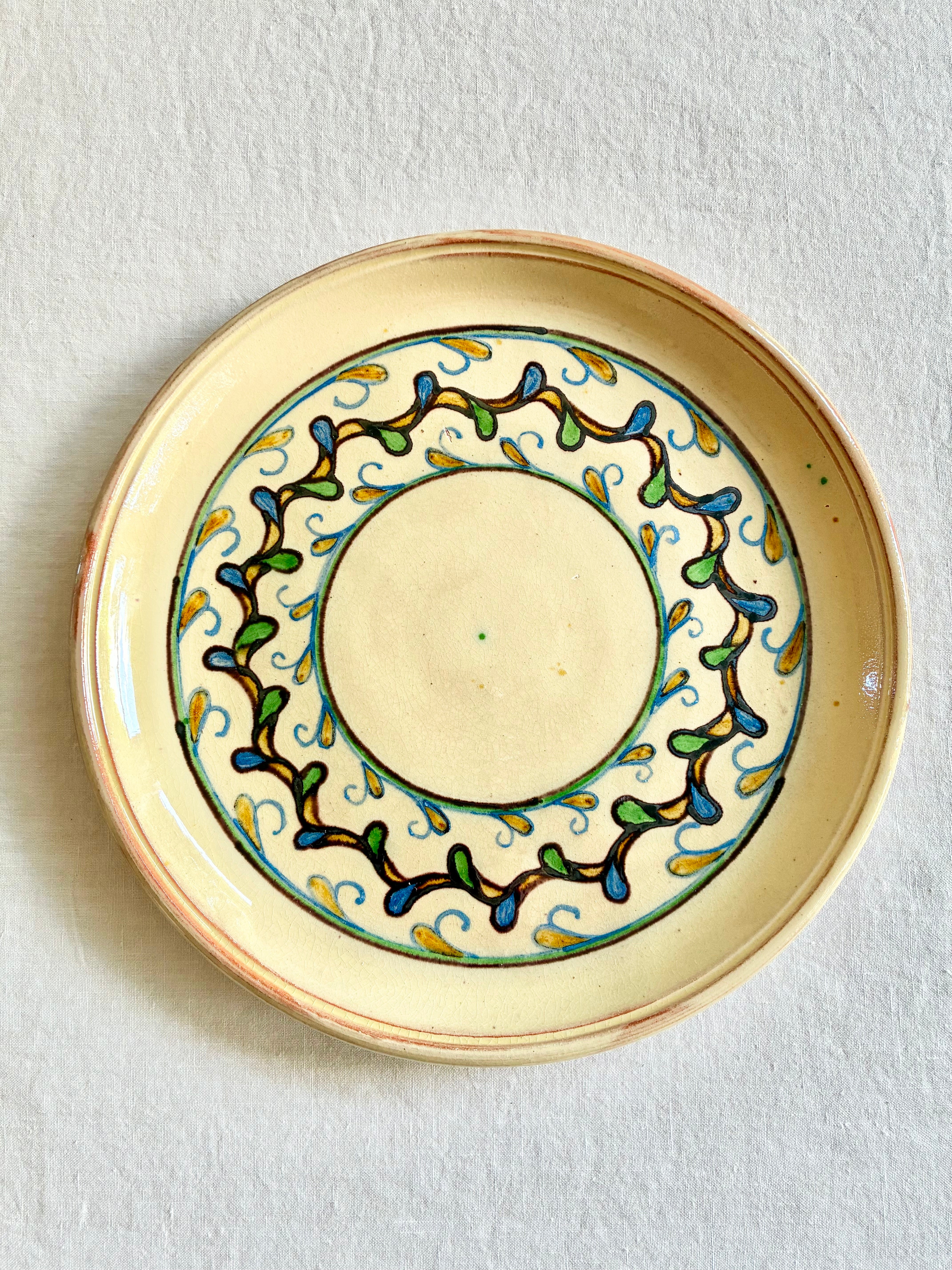 French Occitan Dinner Plates S/3