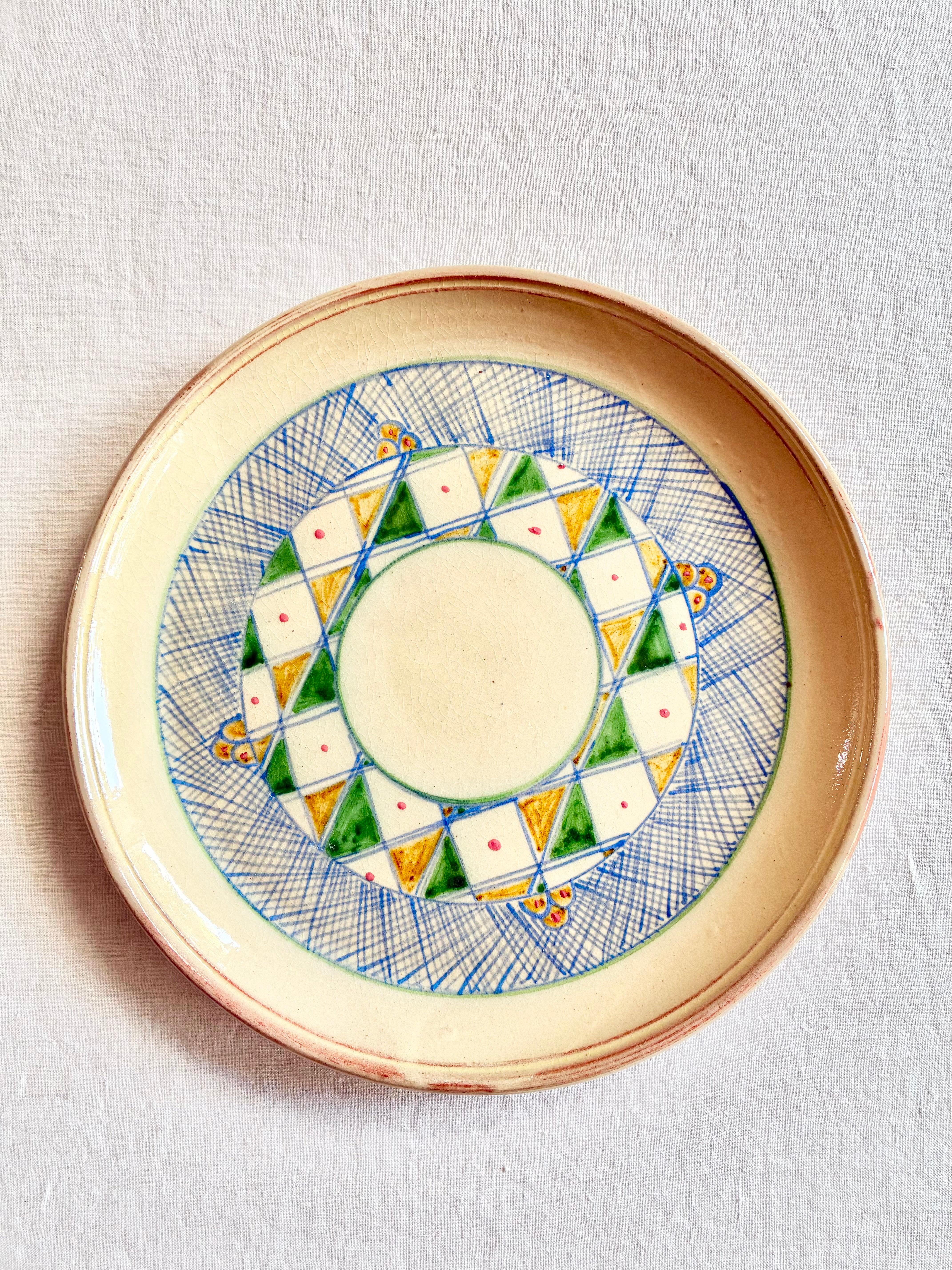 French Occitan Dinner Plates S/3