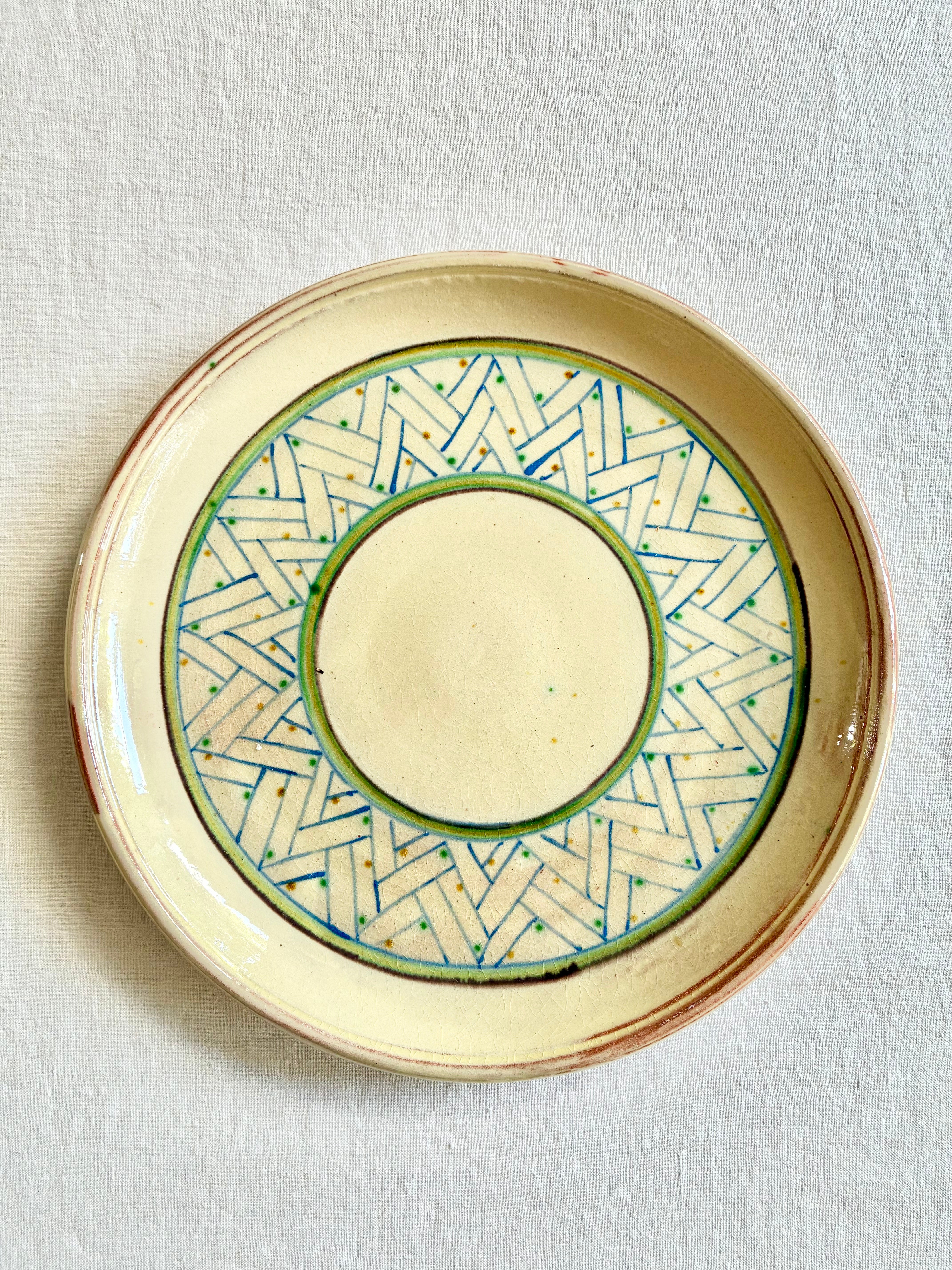 French Occitan Dinner Plates S/3