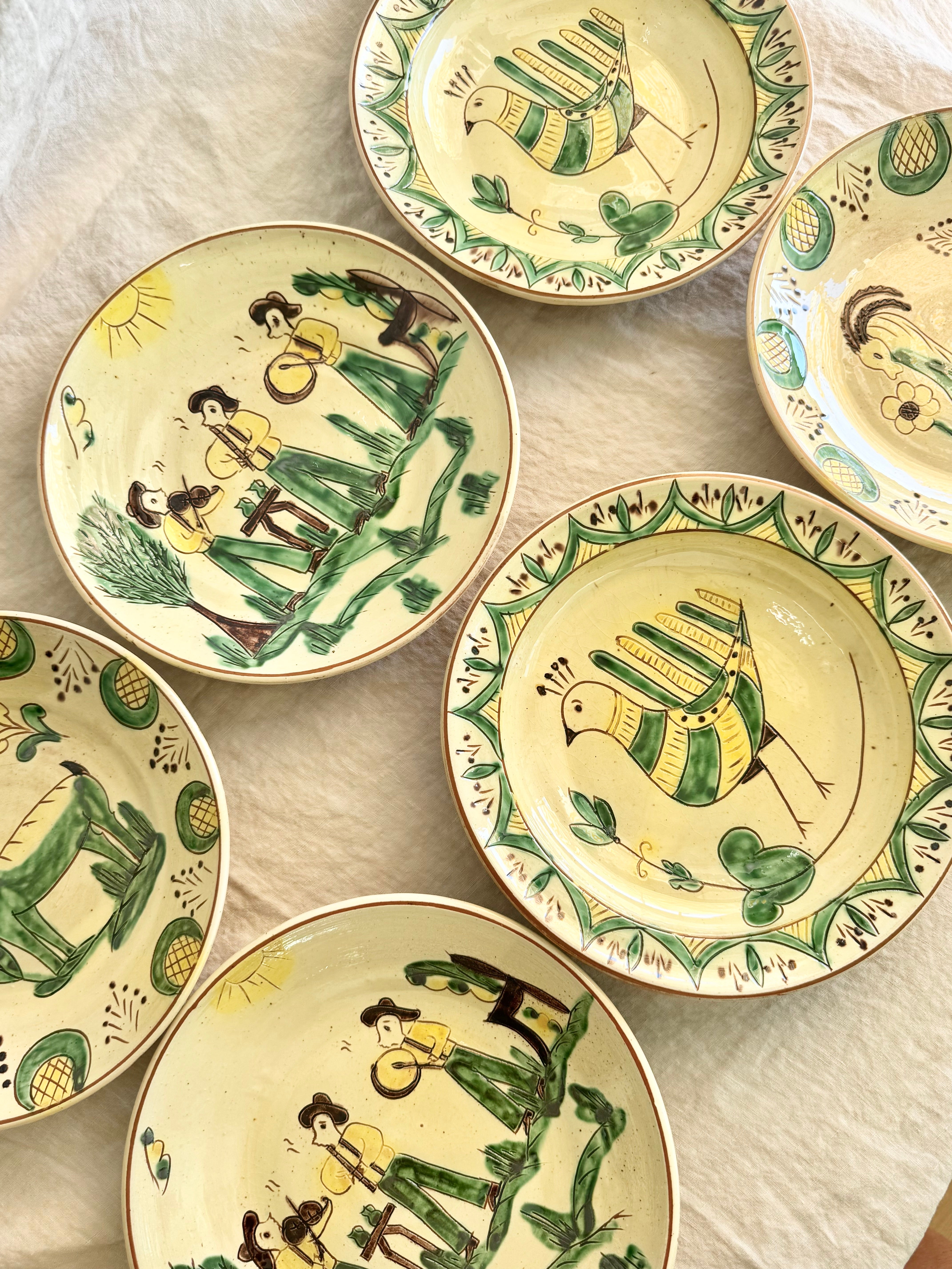 Bukowina Romanian Dinner Plates S/6