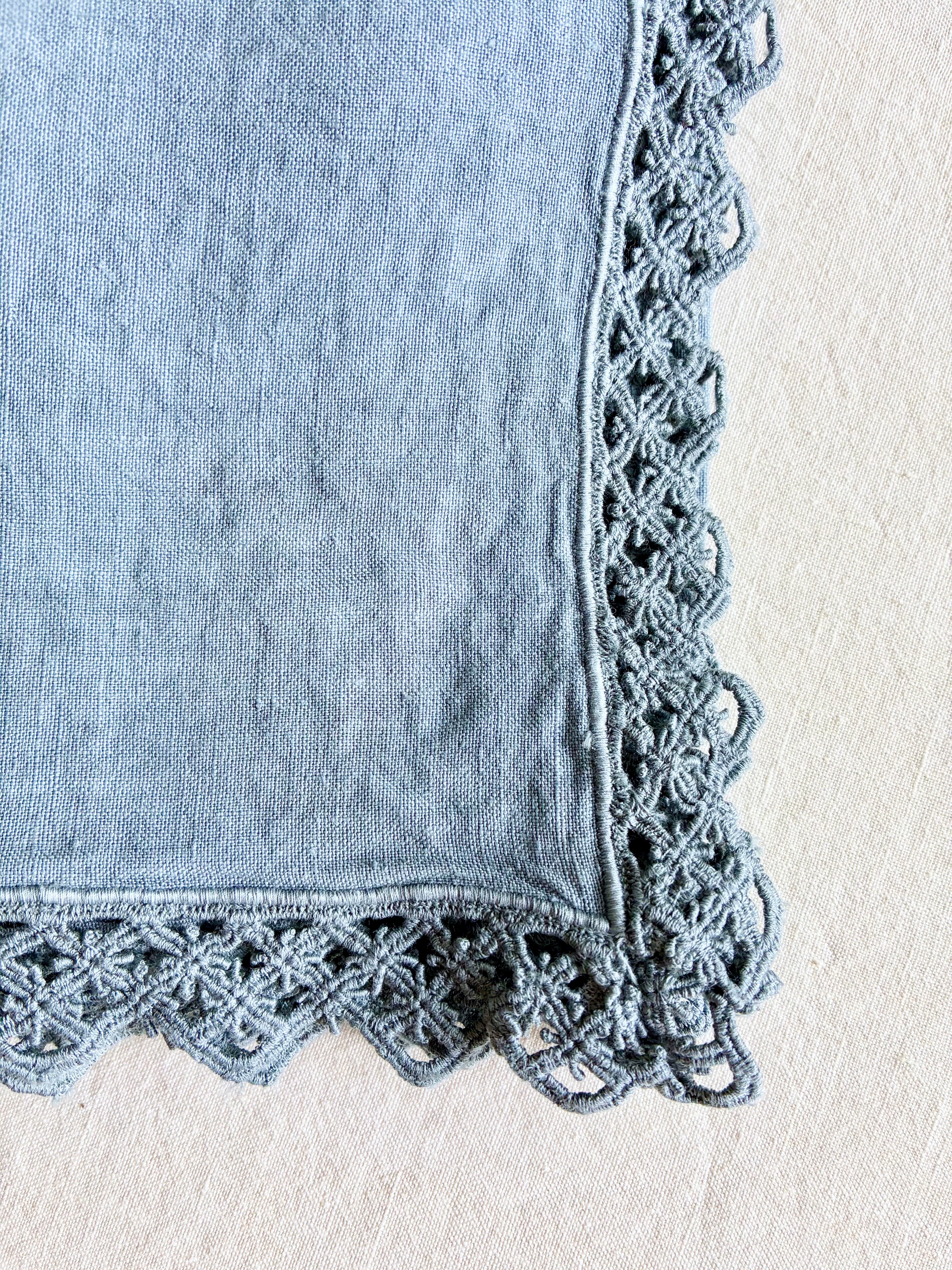 Milano Macrame Delphinium Napkins - S/4