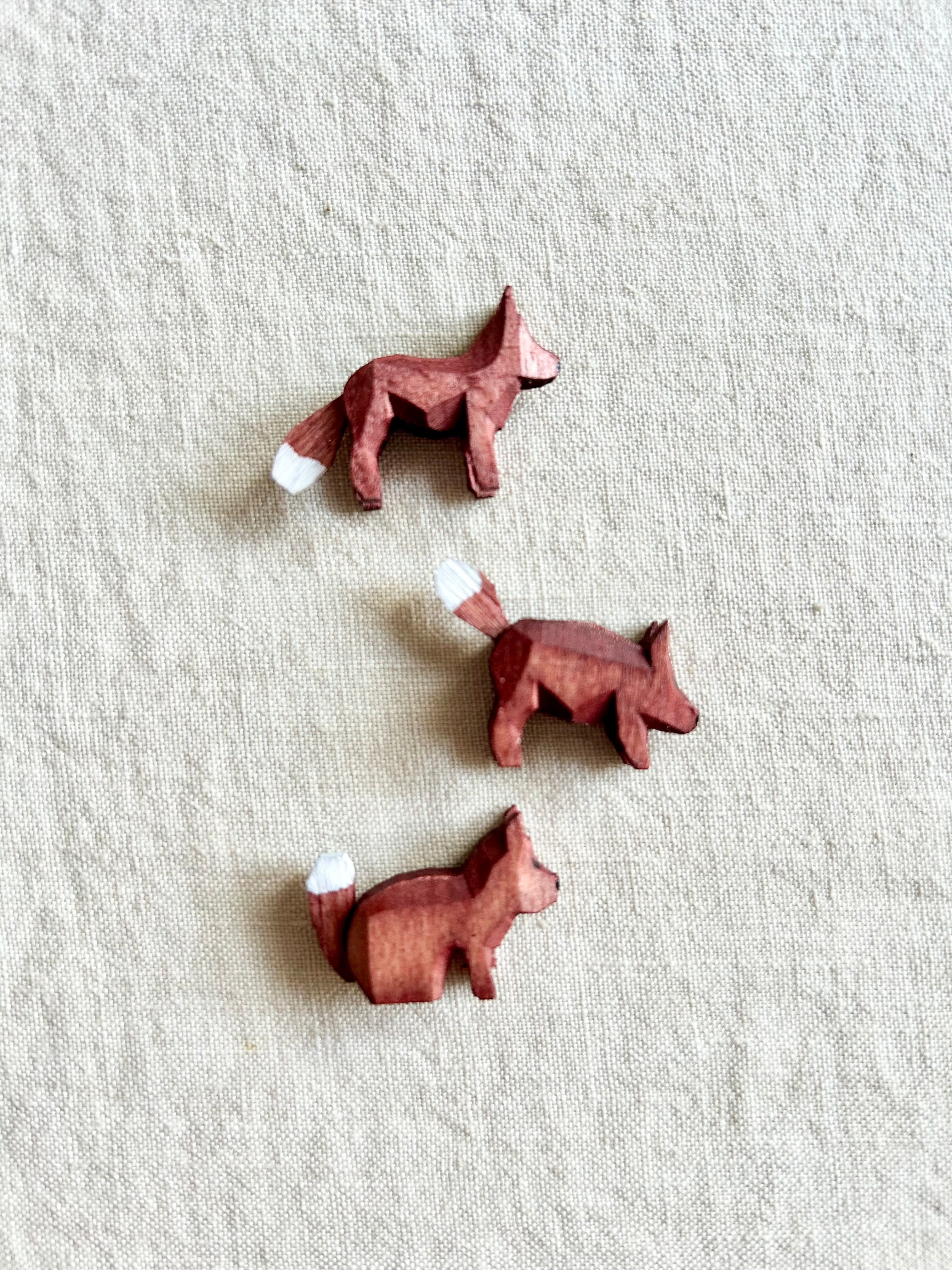 Small Woodland Fox Family S/3