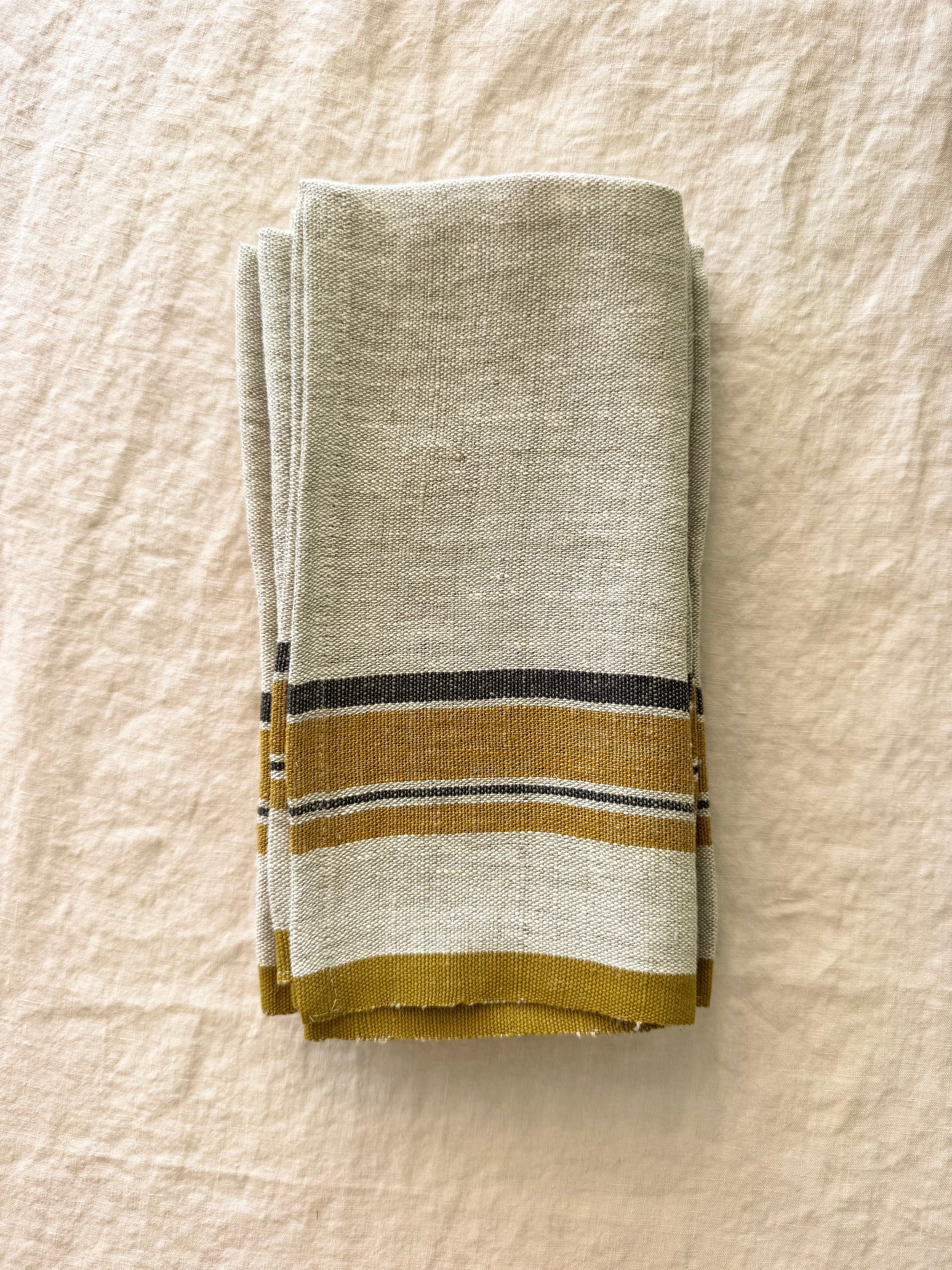 Antibes Napkins - Mustard -  S/4