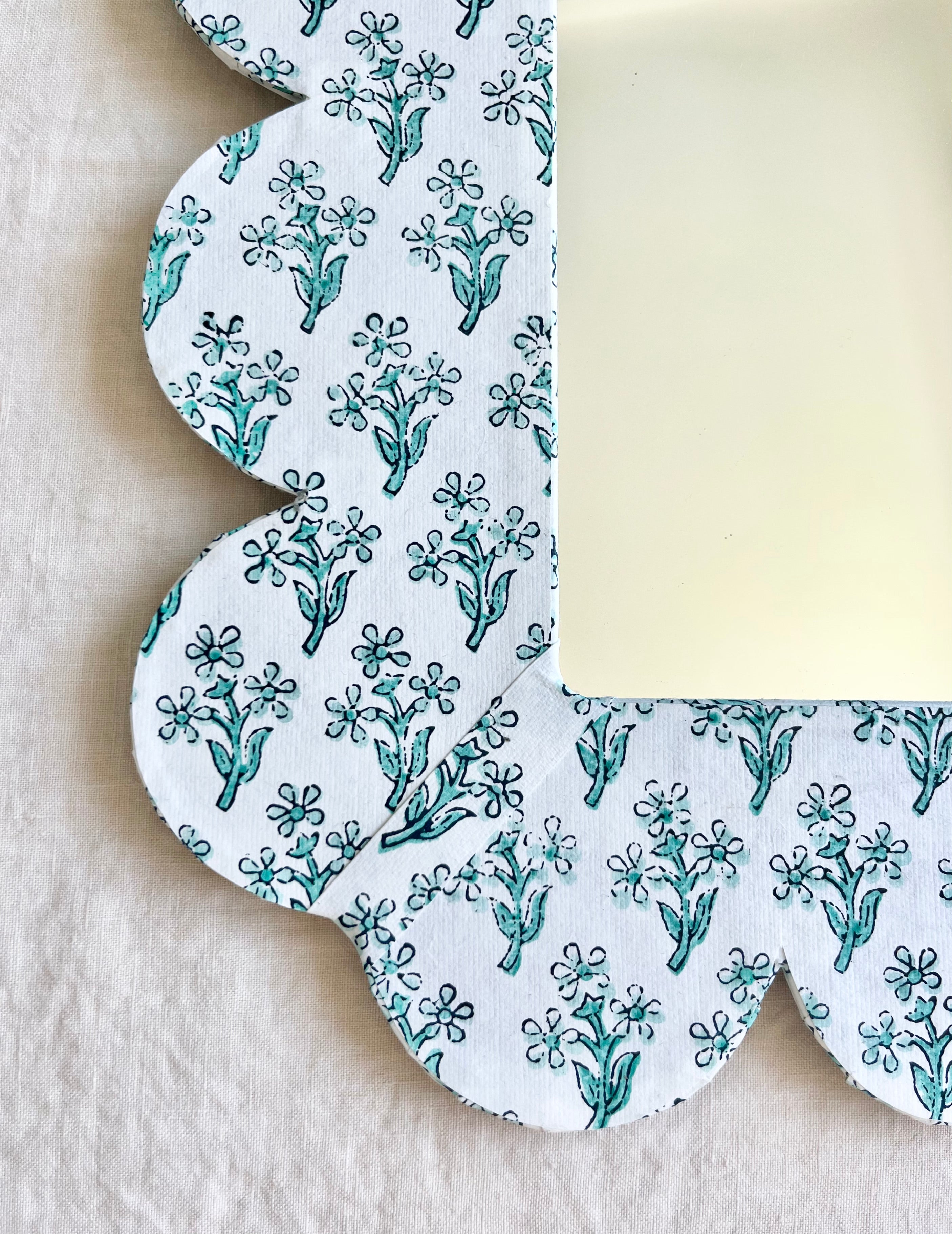 Idyllwild Scalloped Mirror - Posy