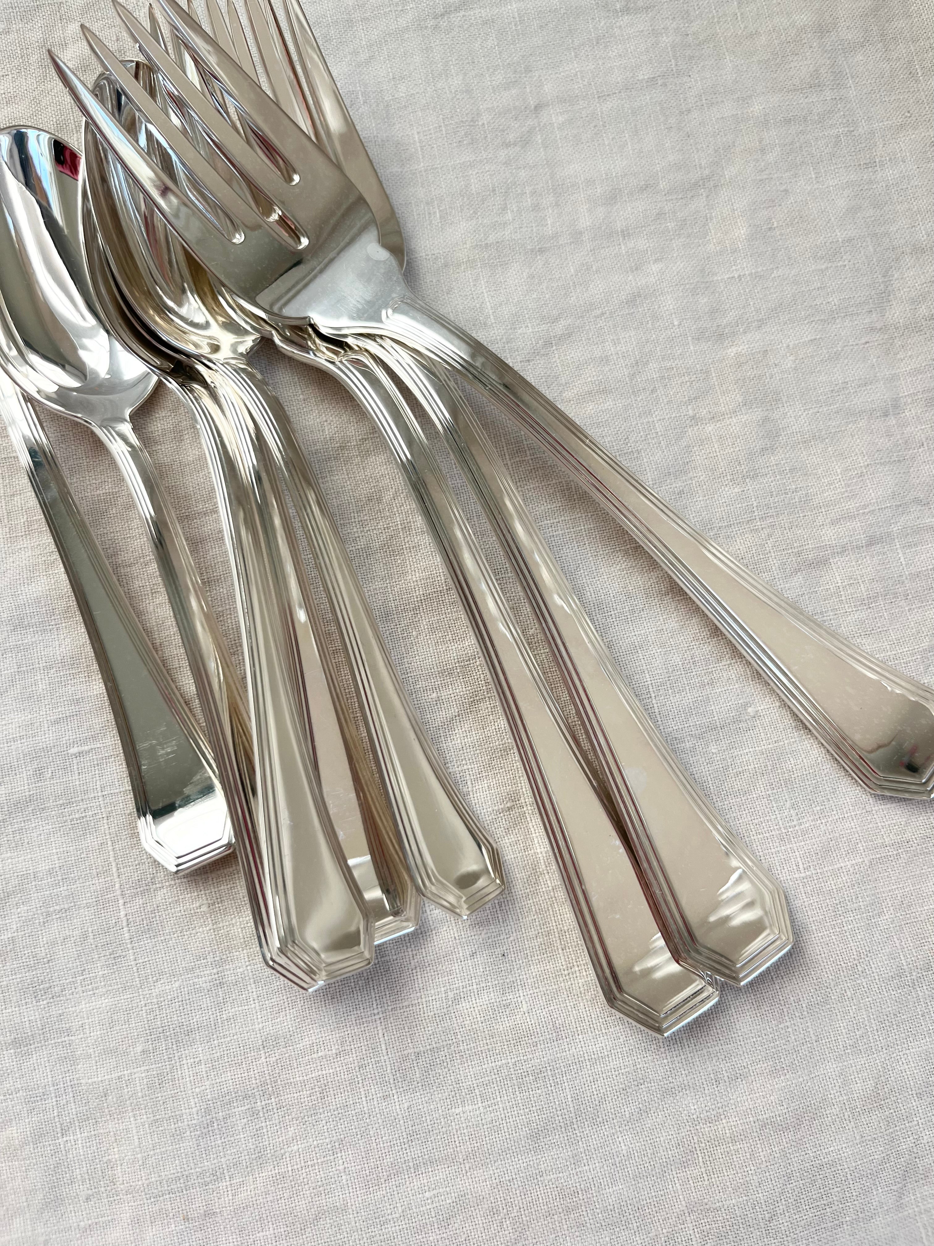 PRE-ORDER - Ottagonale Flatware -Silver Plated