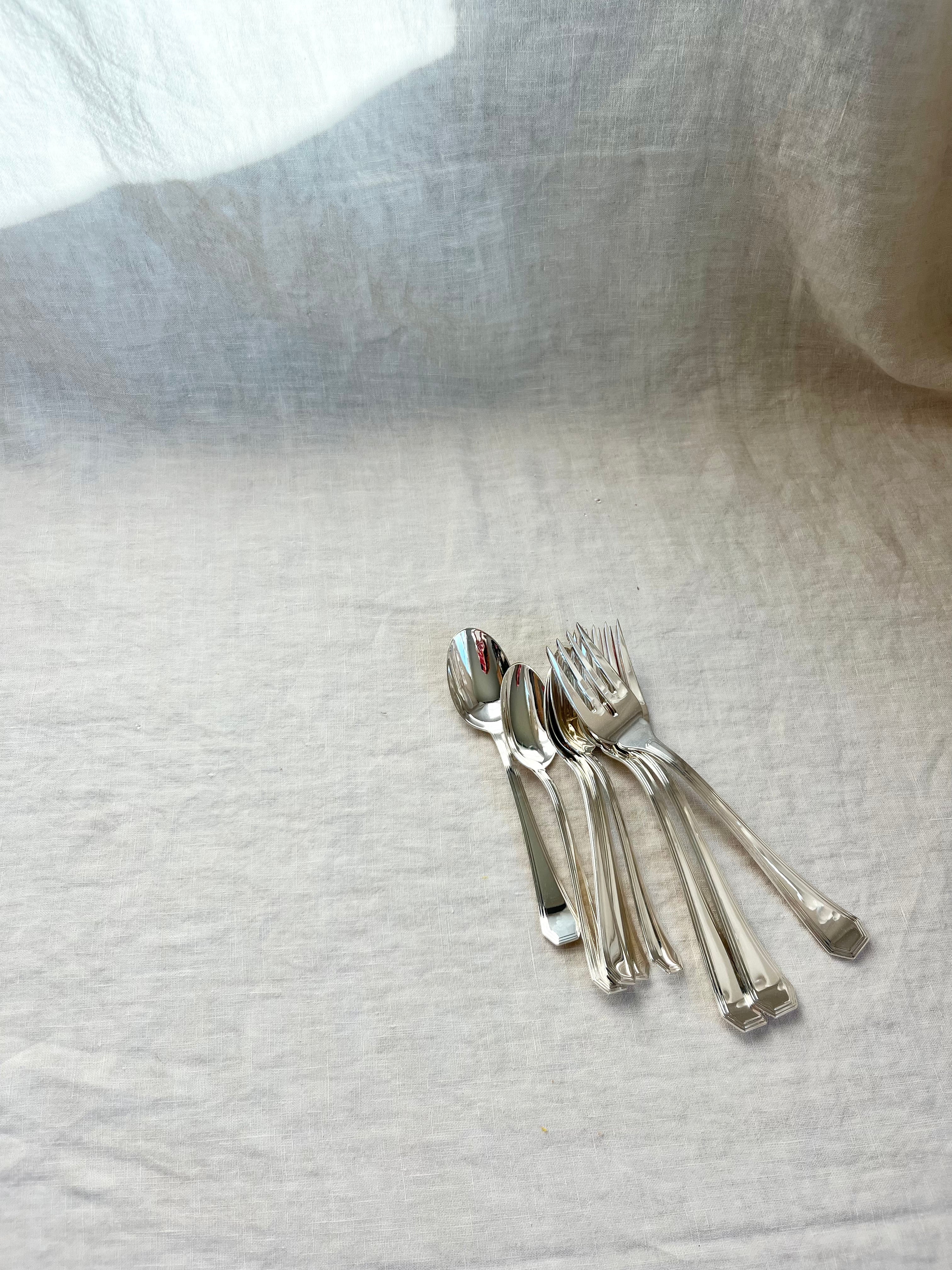 PRE-ORDER - Ottagonale Flatware -Silver Plated