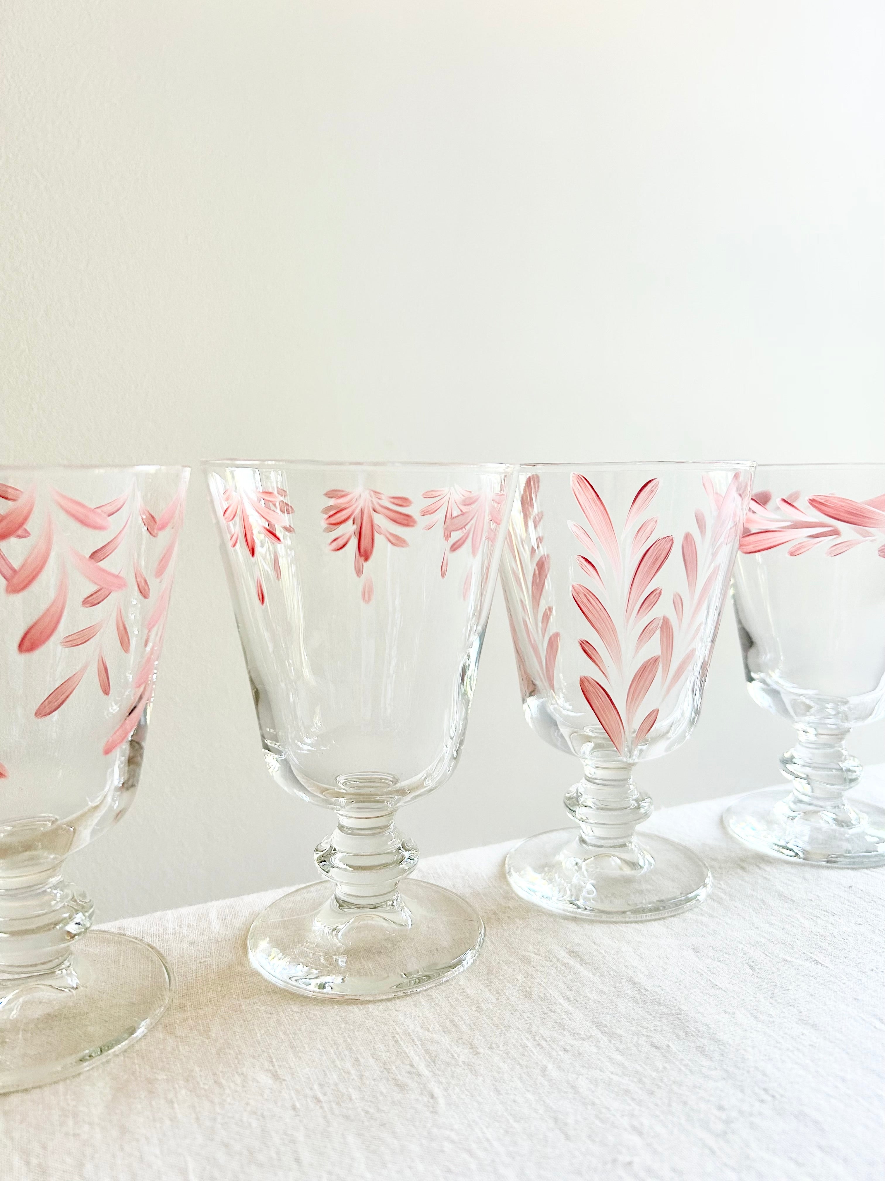 Jalisco Rosa Wine Glass - S/6