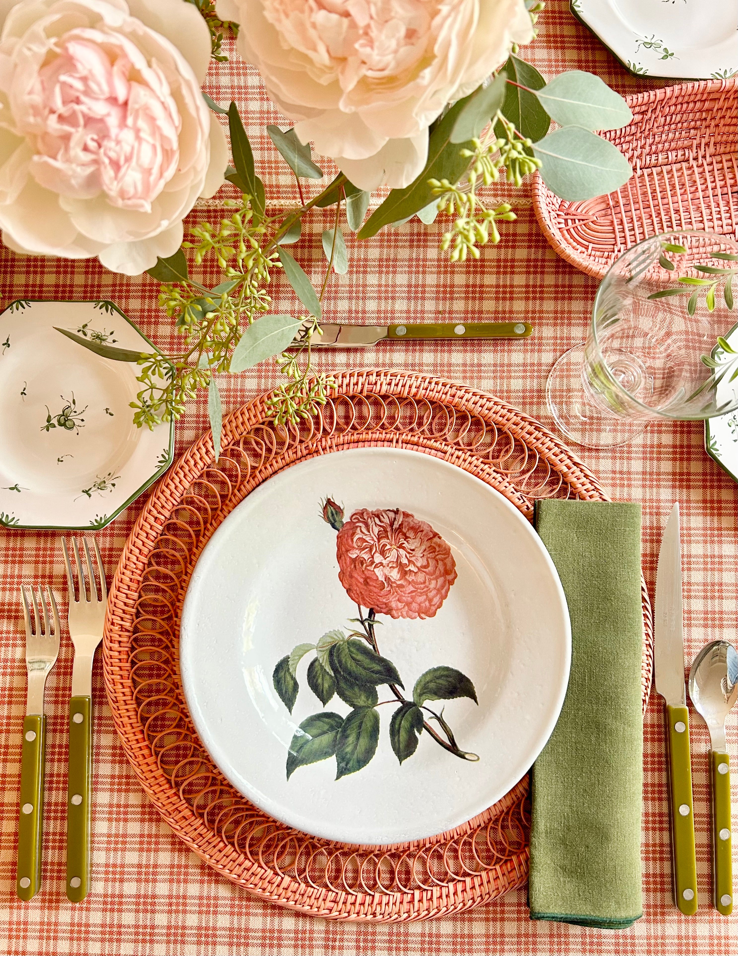 Cassel Charger / Placemat - Peachy - S/4