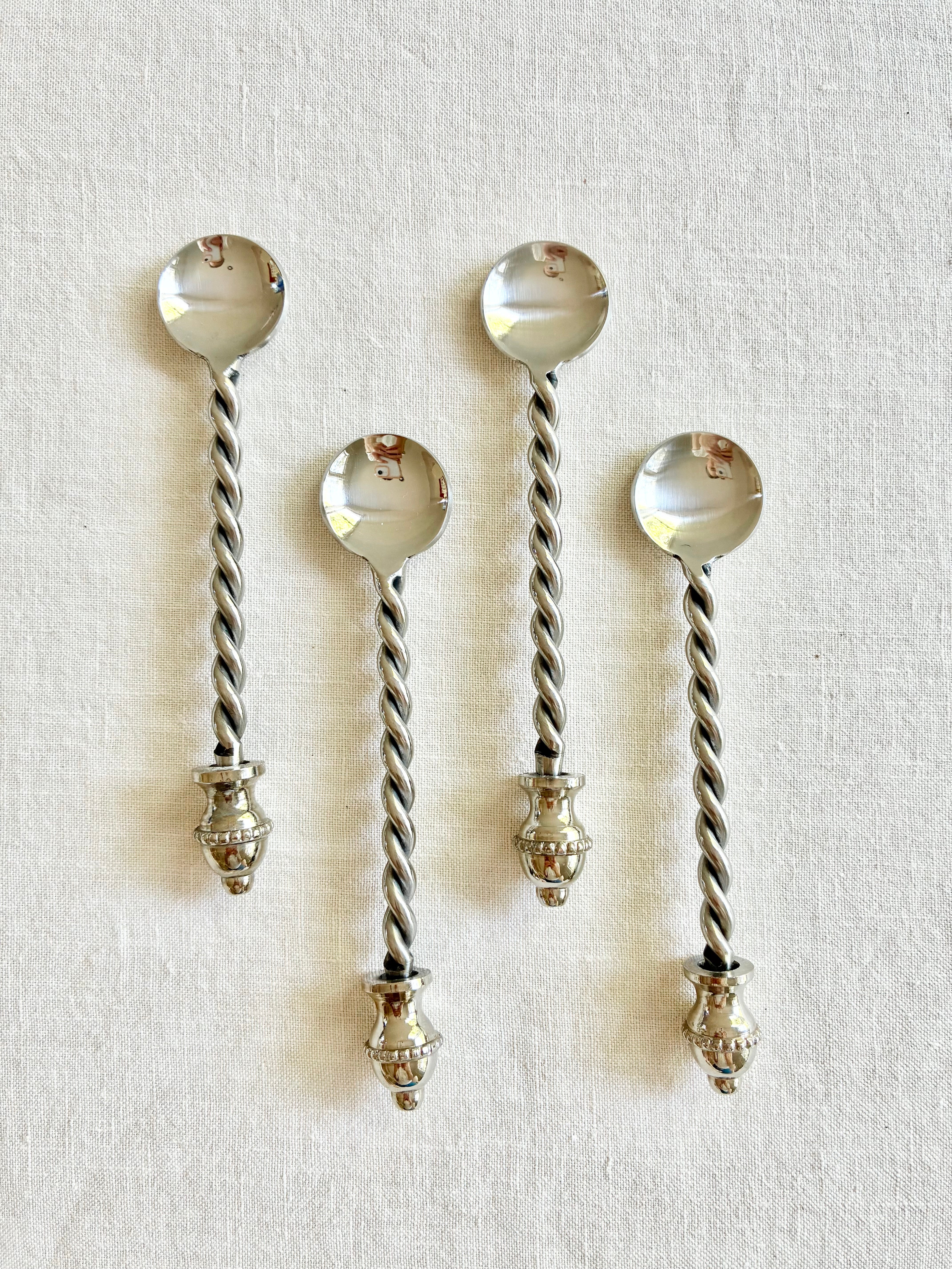 Espirale Demitasse Spoons - Set of 4