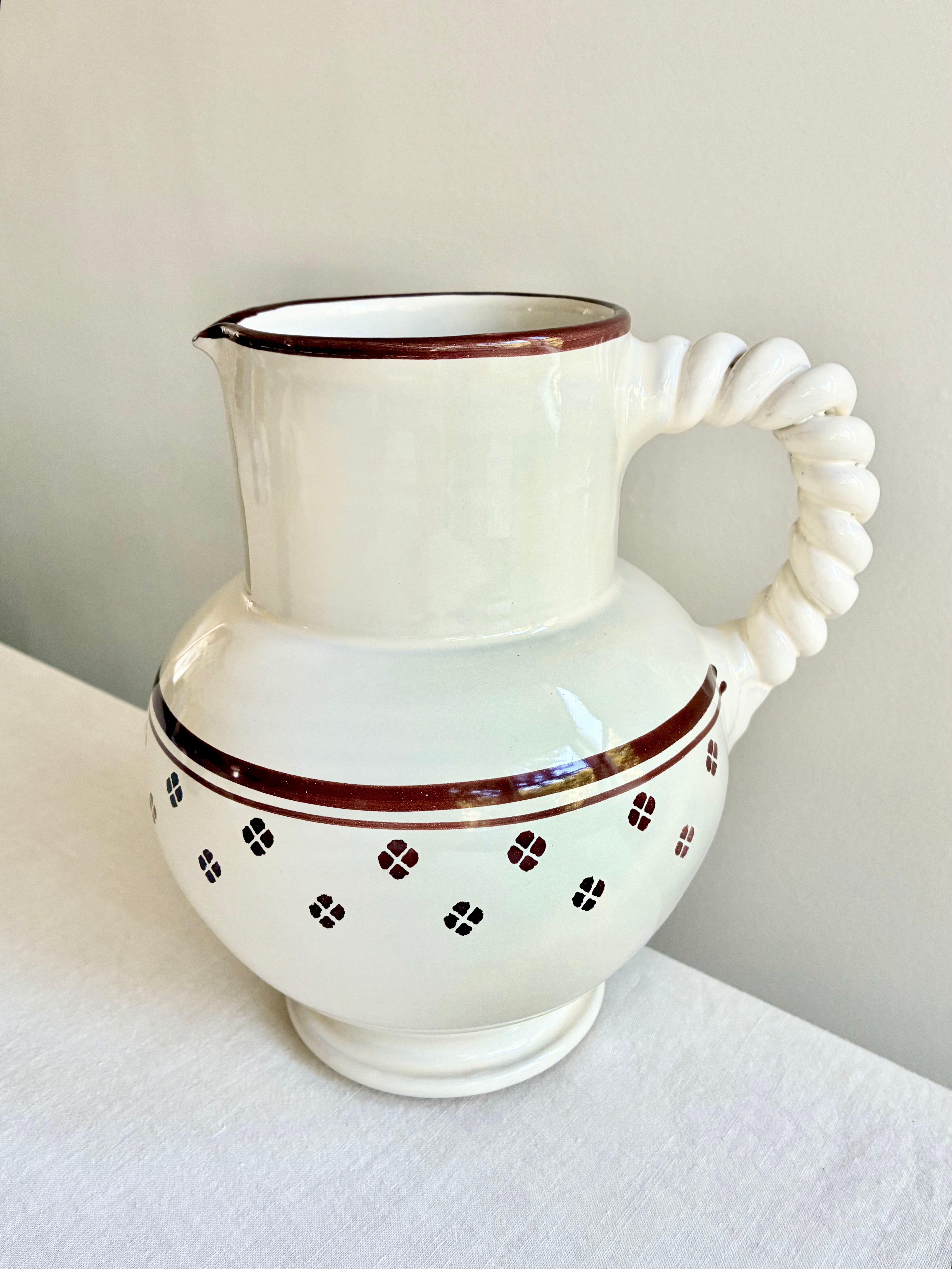 Rigo E Stella Pitcher - Crema