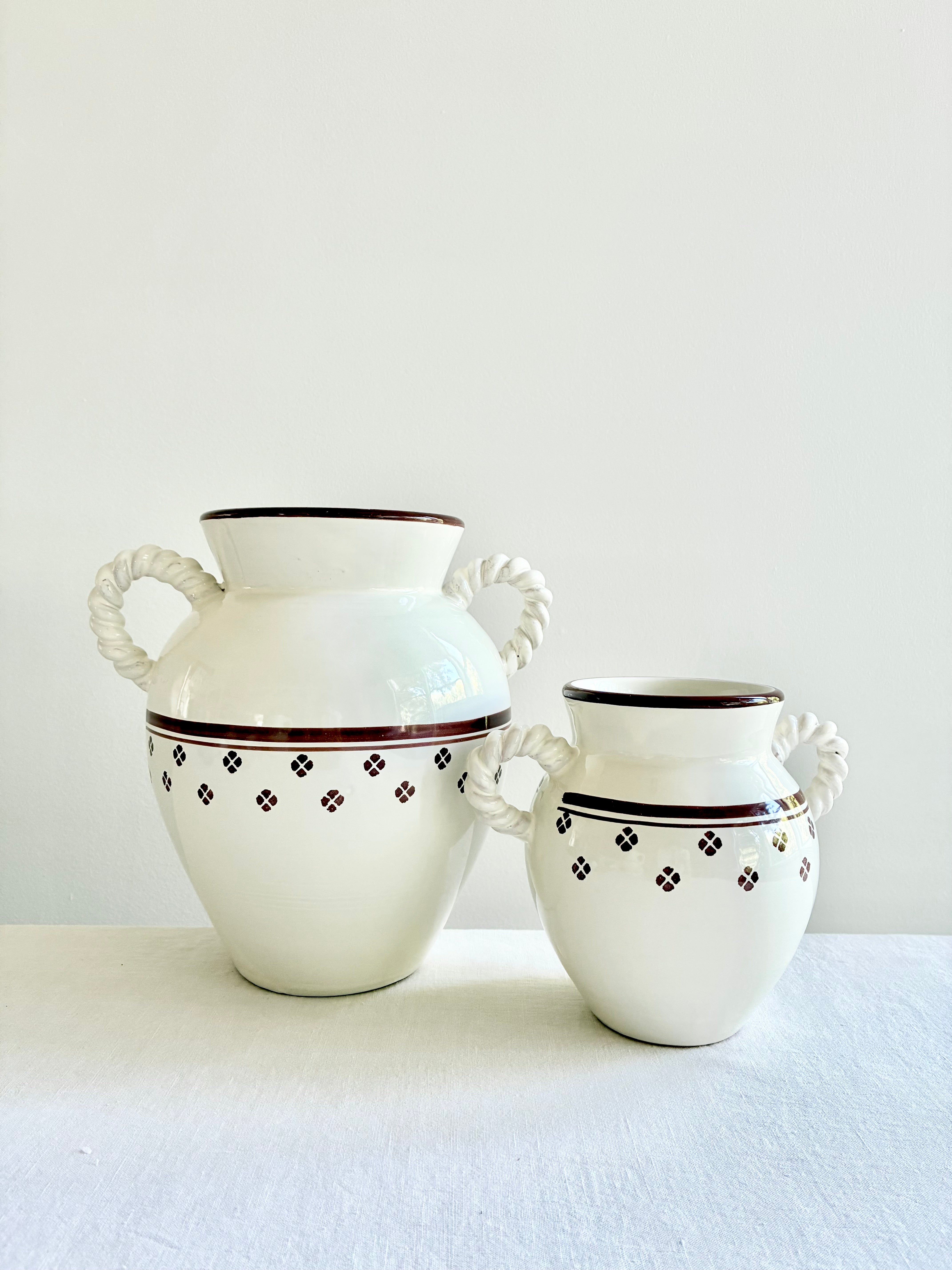 Rigo E Stella Large Vase - Crema