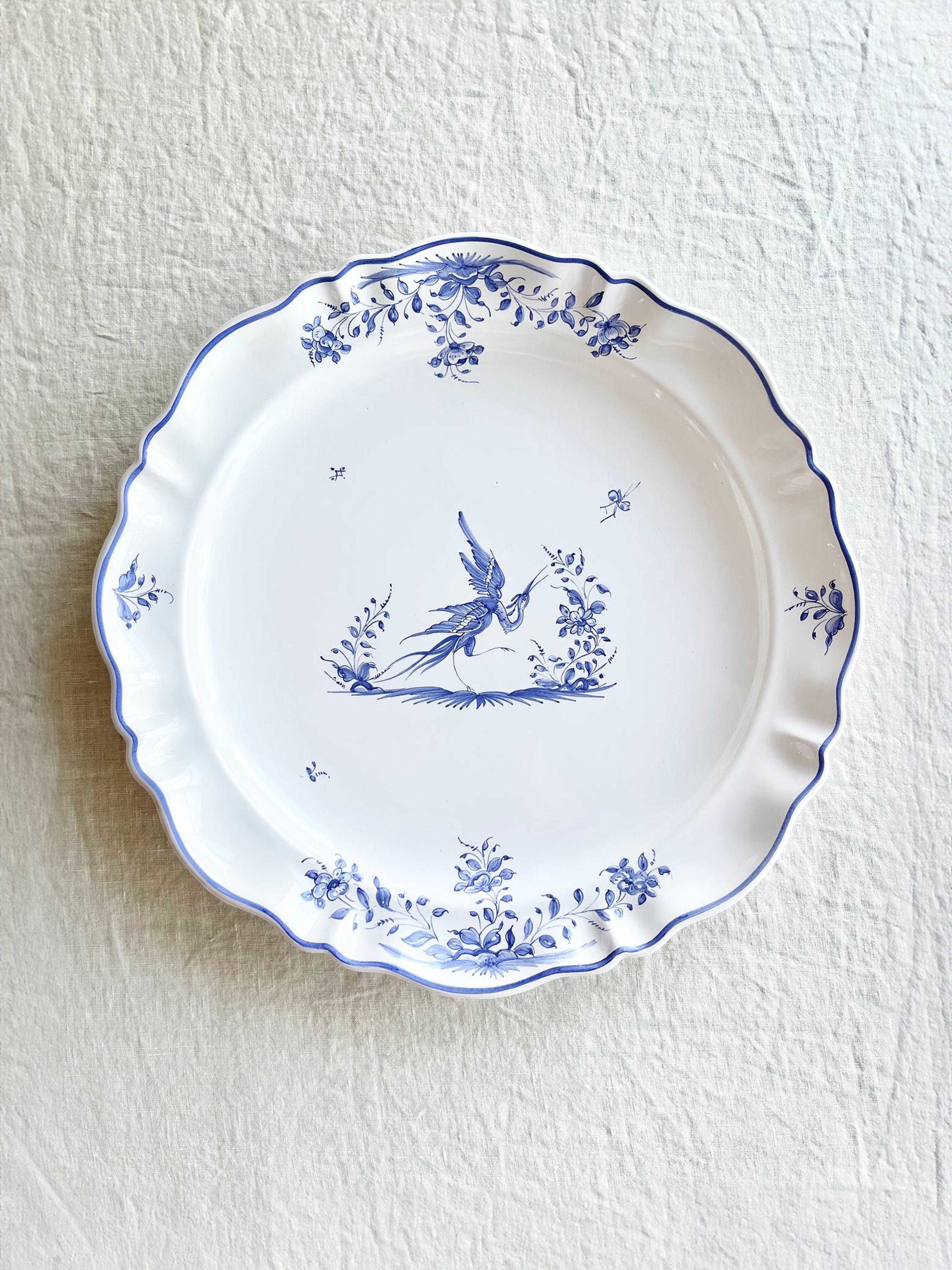 Phoenix Faience Platter