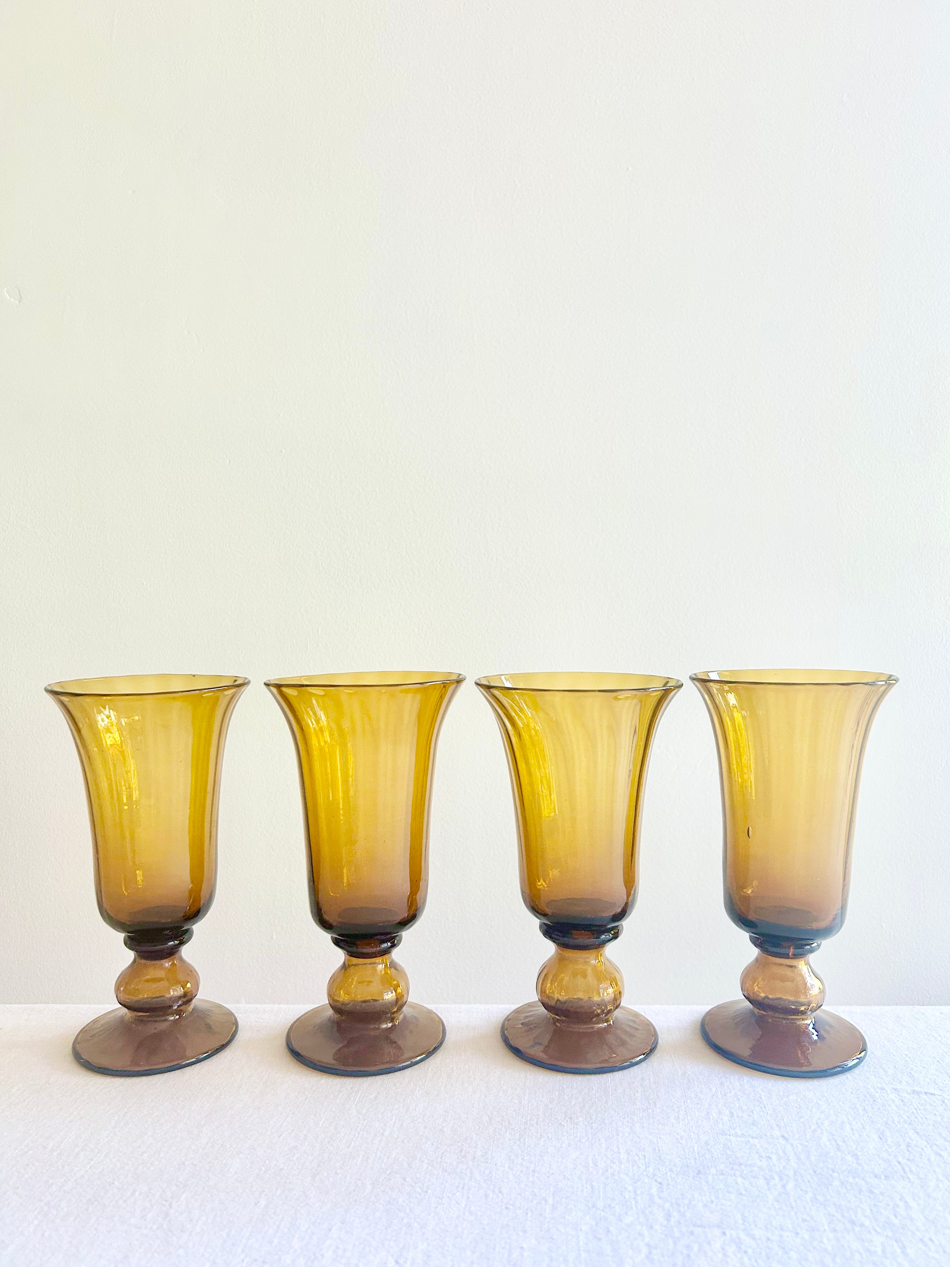 Falcó Water Glass - Tobacco S/4