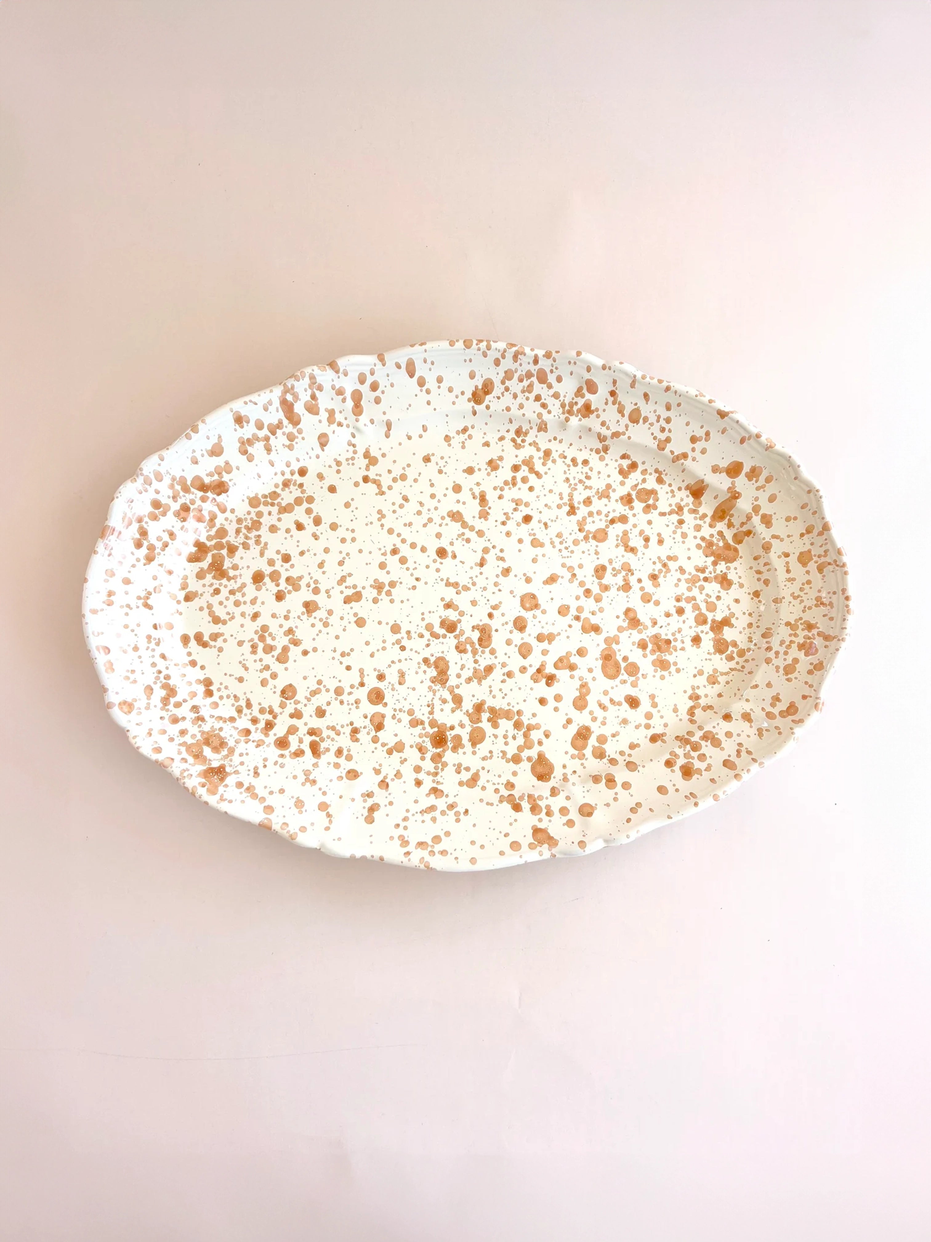 Pompeii Oval Platter - Natural 20"