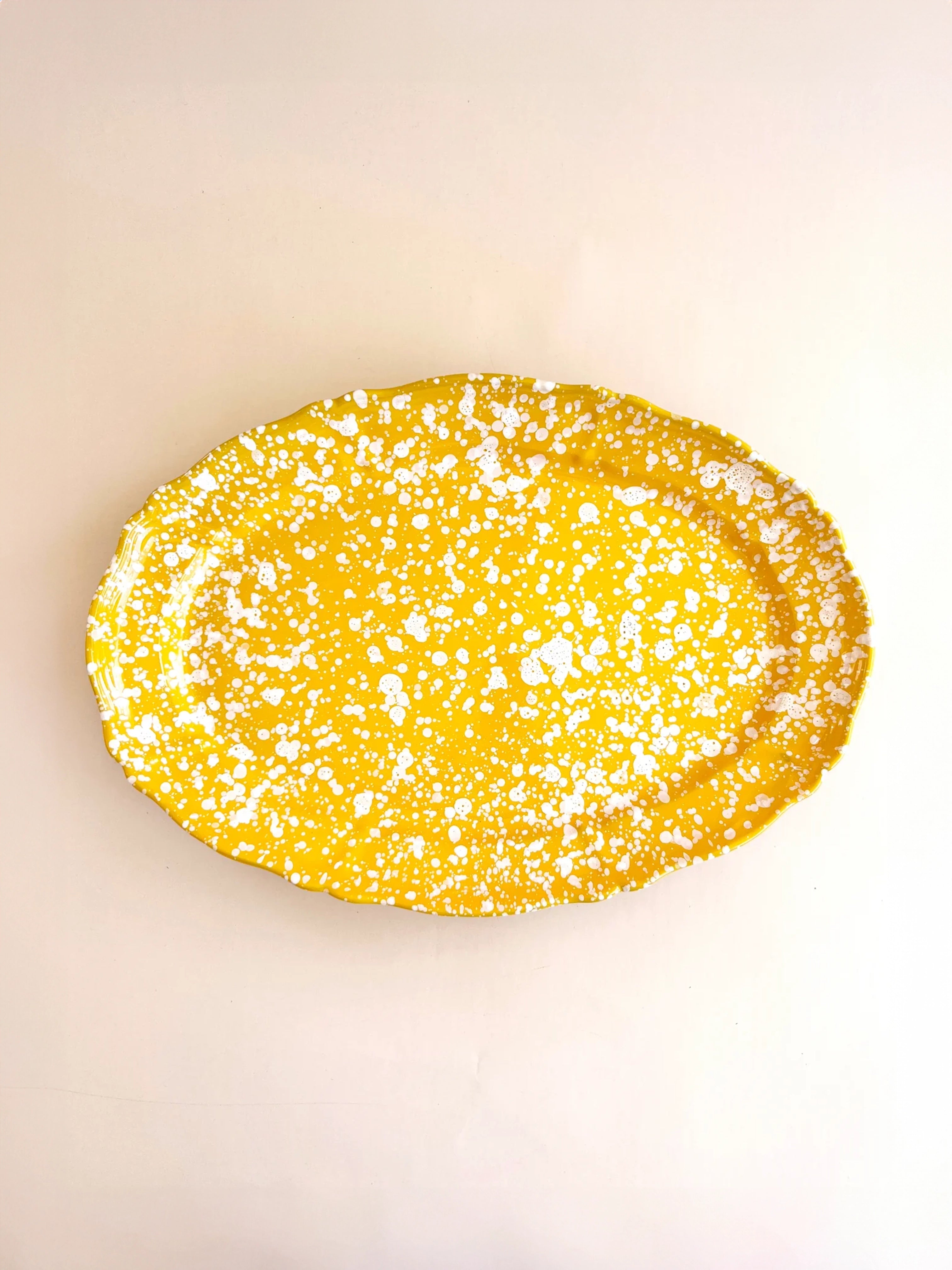 Pompeii Oval Platter - Yolk 20"