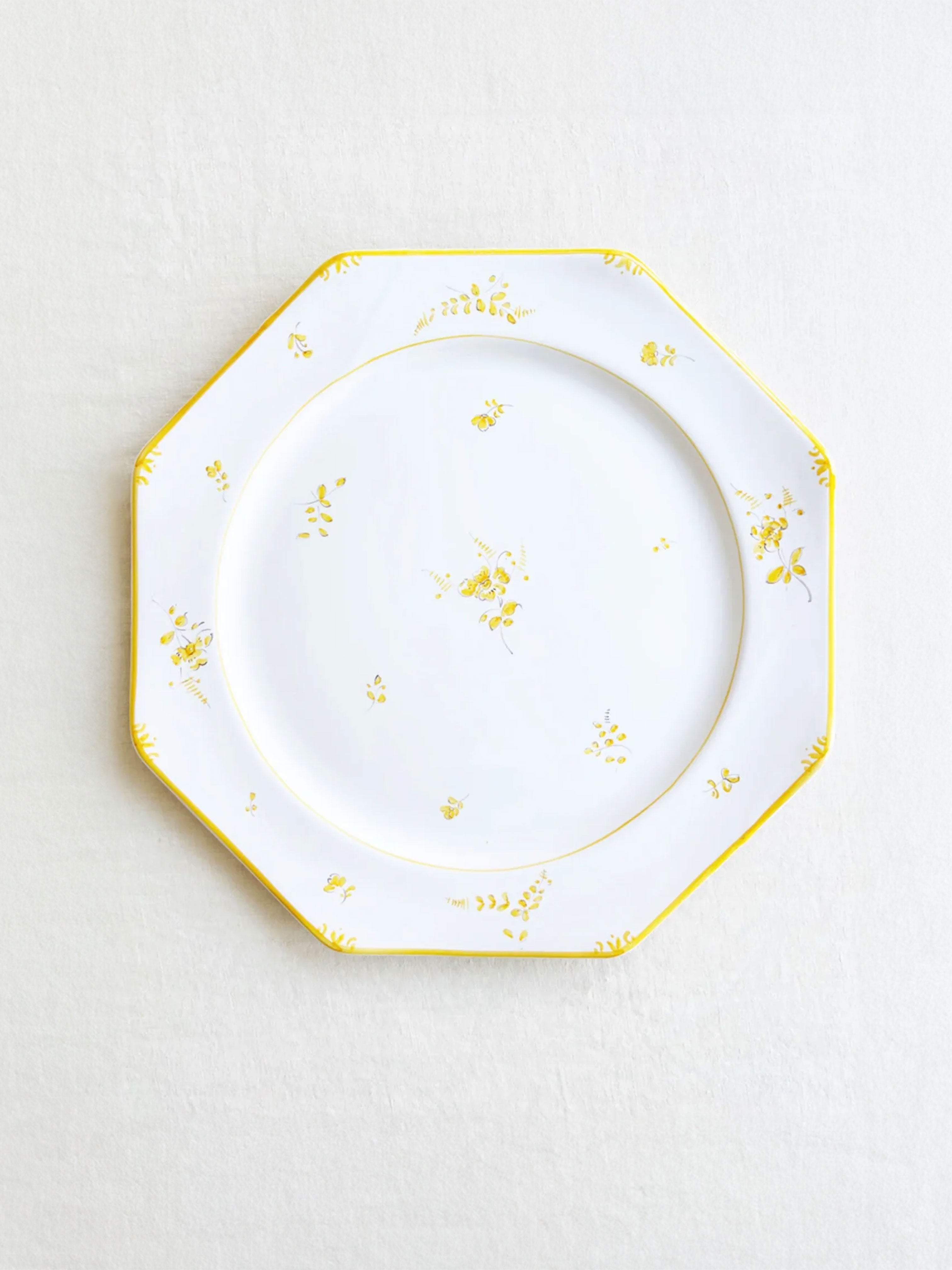 Sainte Marie Charger Plate ~ Alouette ~ Jaune - S/4