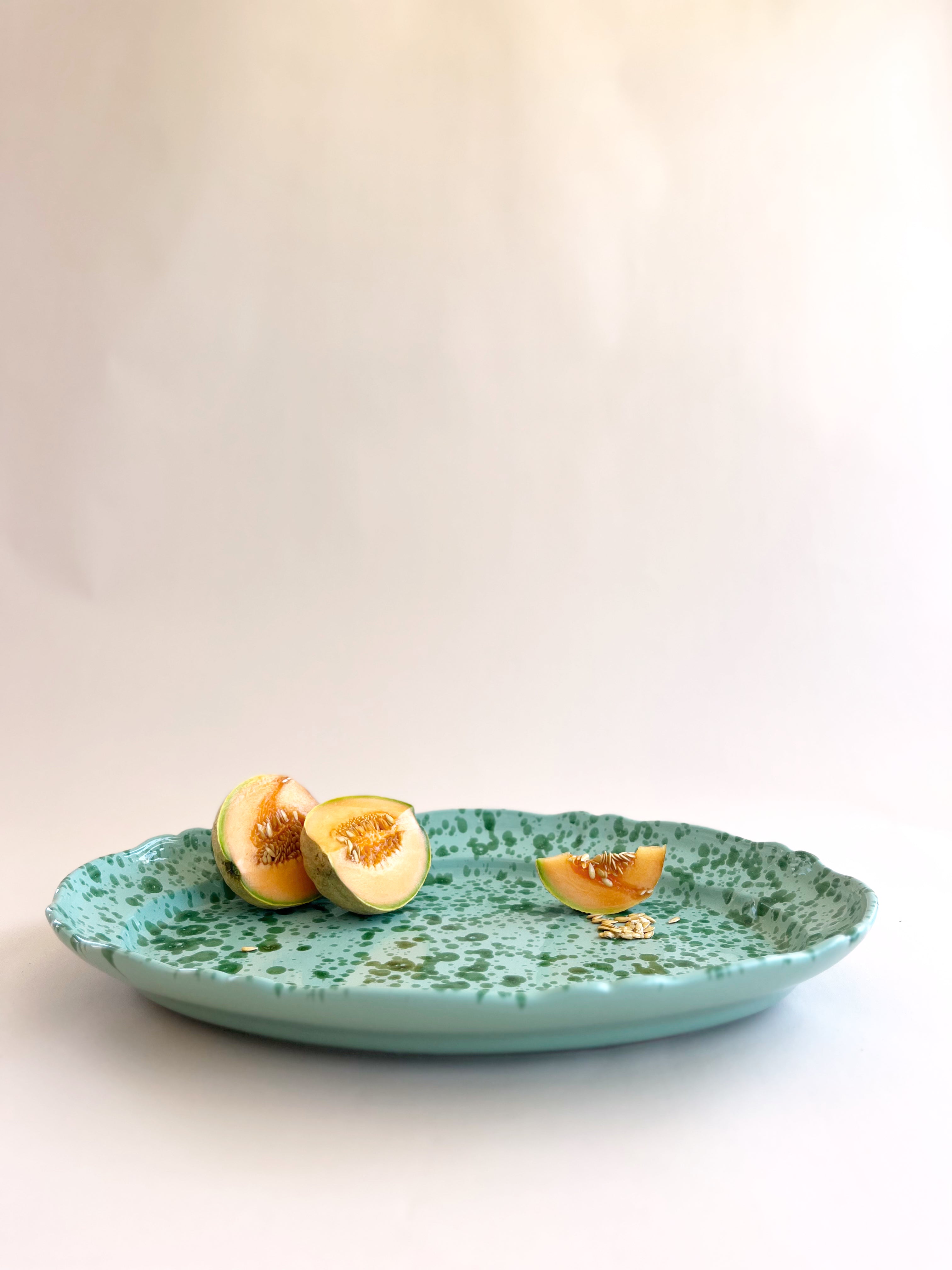 PRE-ORDER Pompeii Oval Platter - Jade 20"