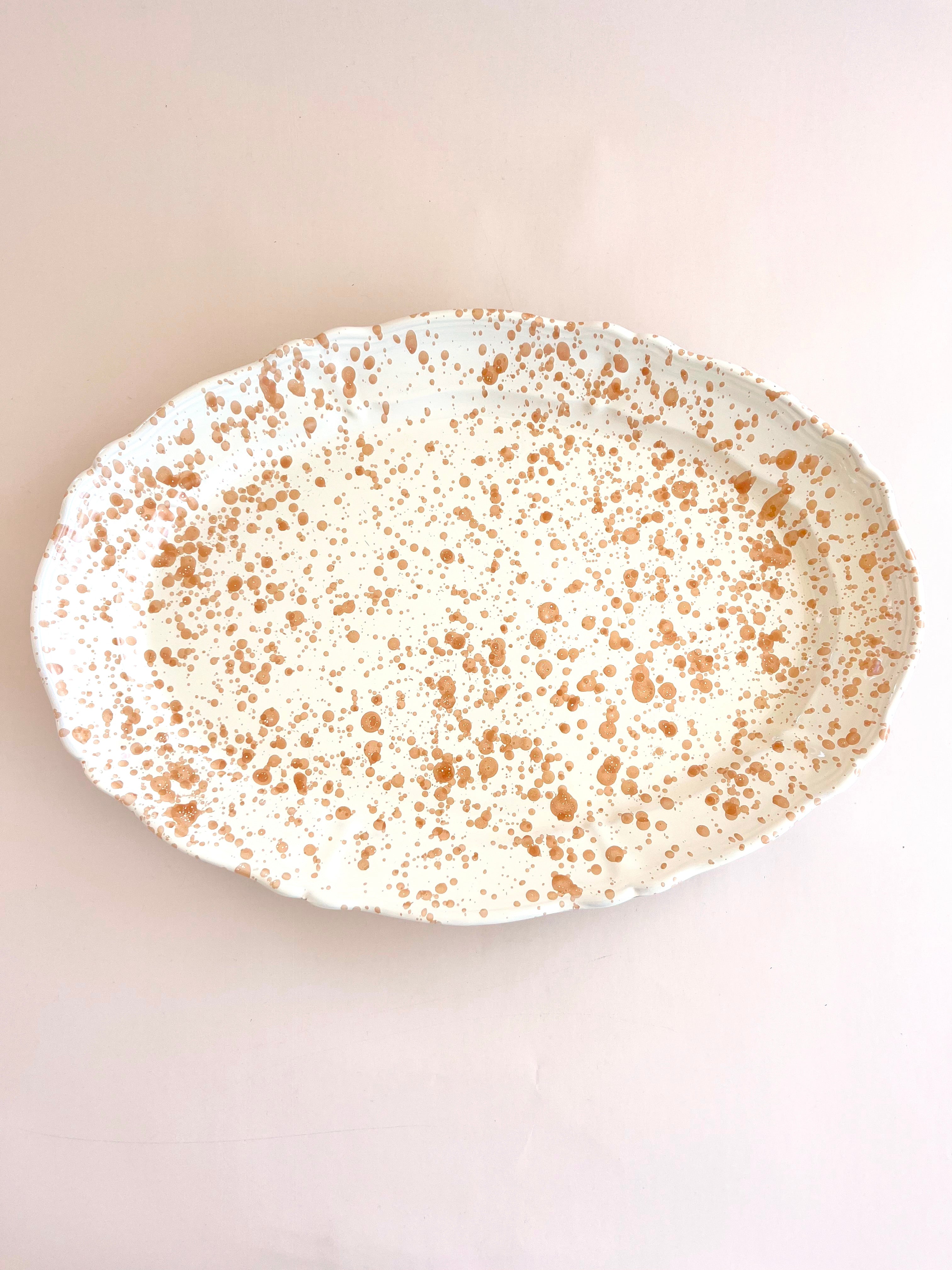 Pompeii Oval Platter - Natural 20"