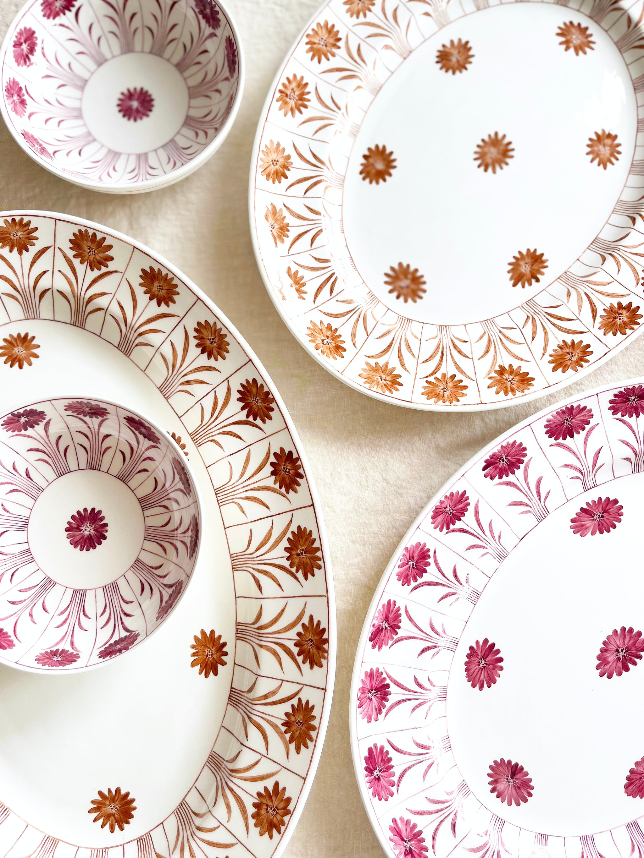 Amethyst Daisy Platter 17" | Paravincini