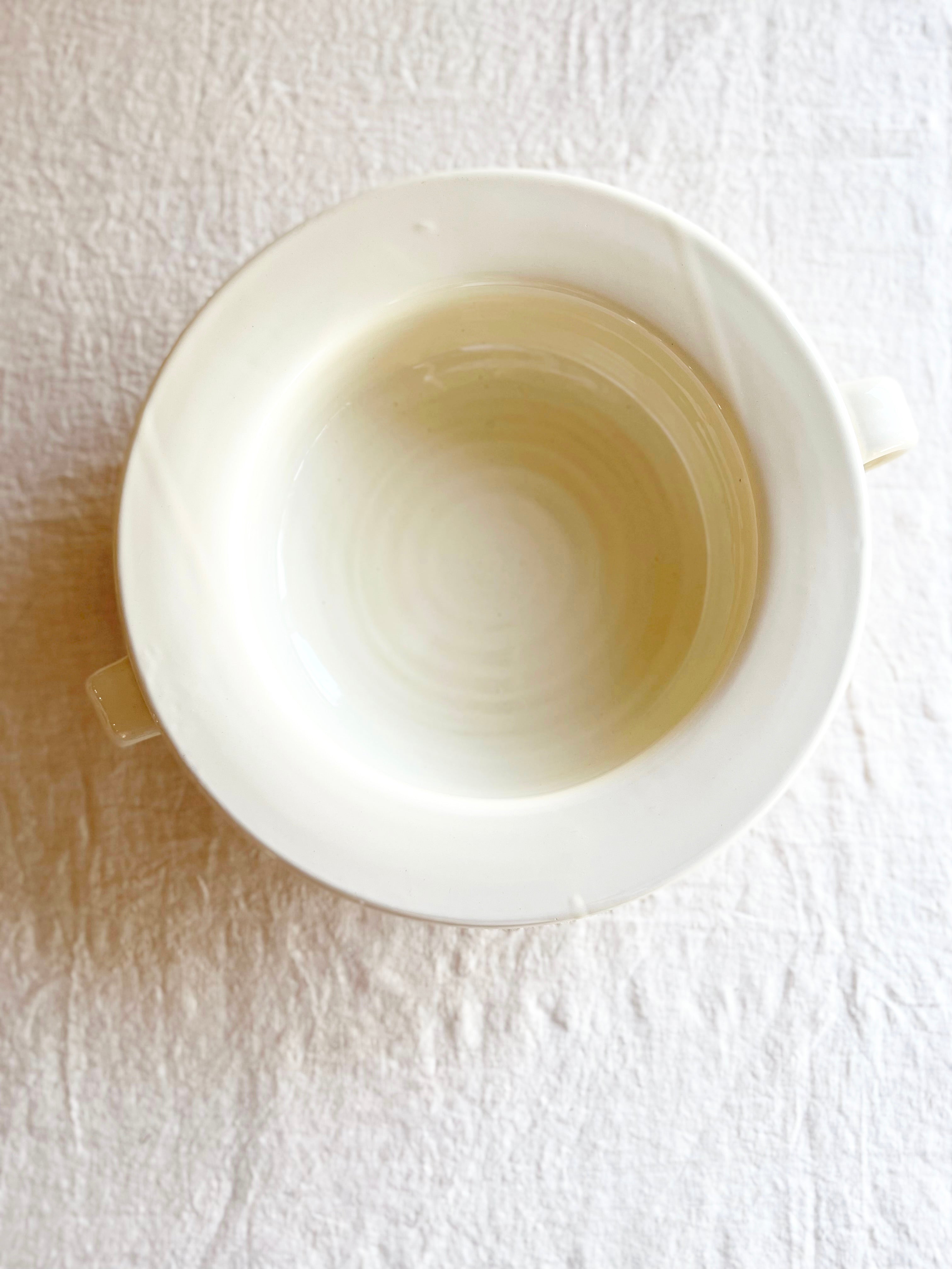 Pompeii Handled Fruit Bowl - Cream