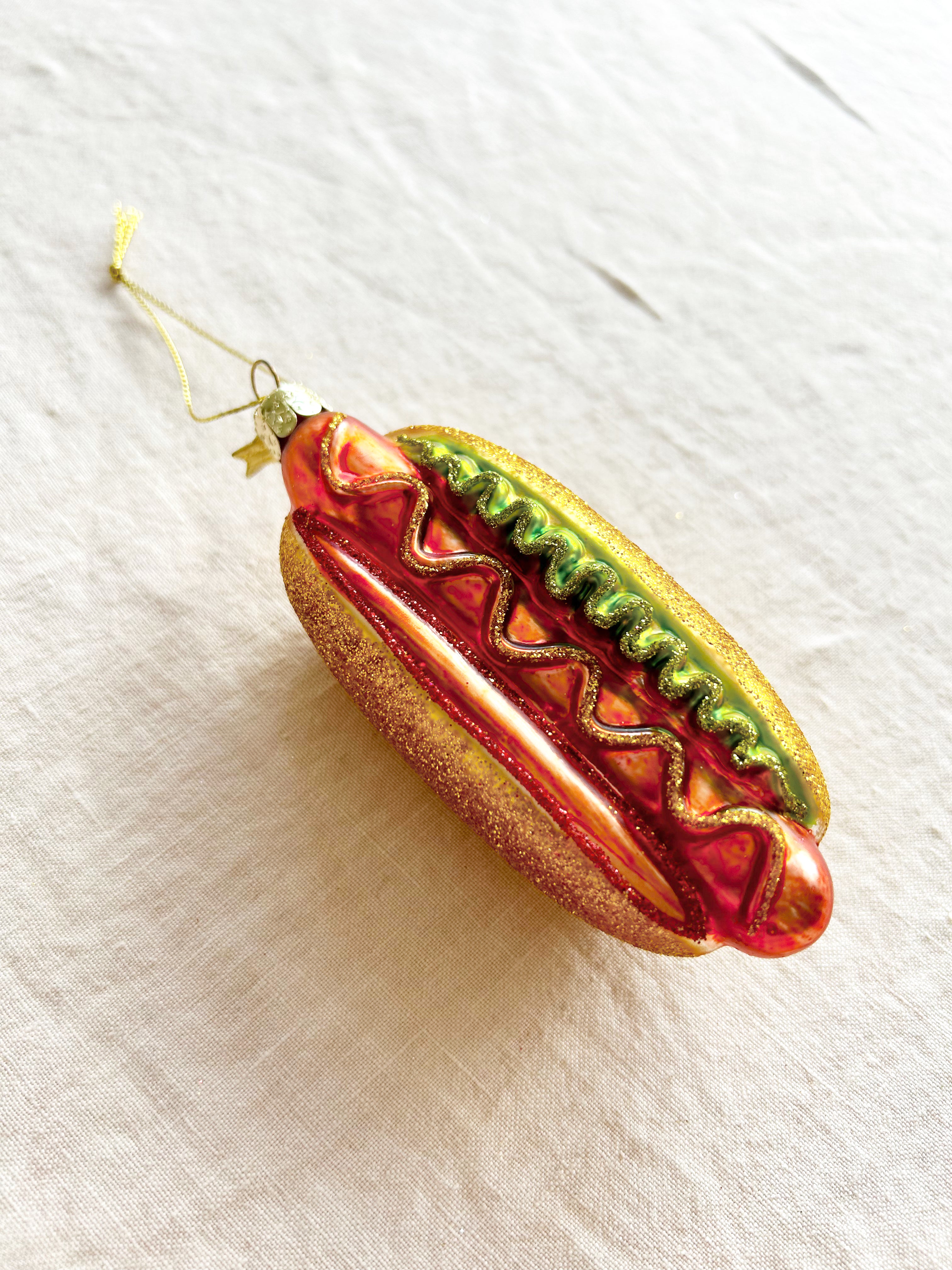 Hot Dog Ornament