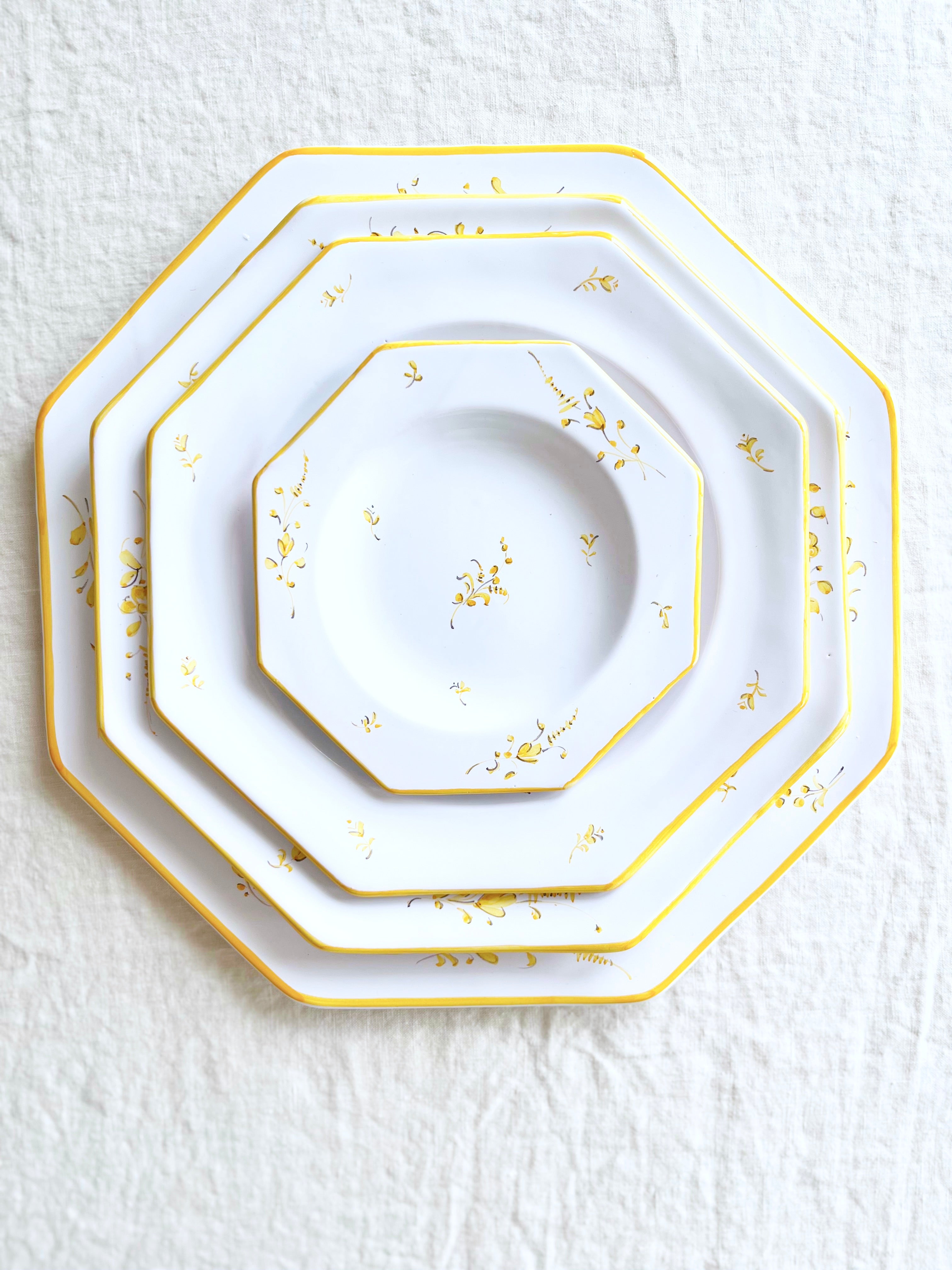 PRE-ORDER - Sainte Marie Dinnerware - Alouette - Jaune