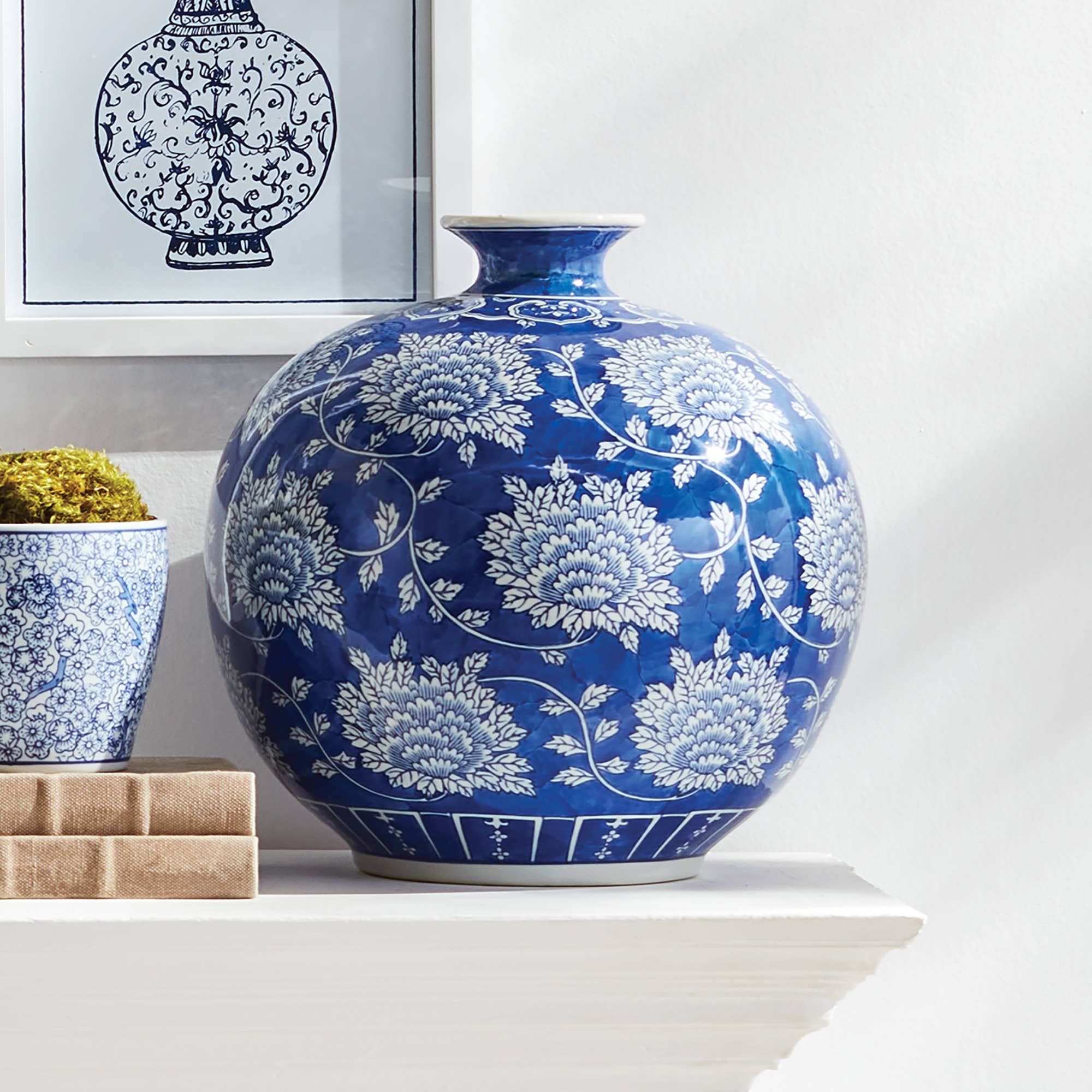 Chinoiserie Lotus Vase