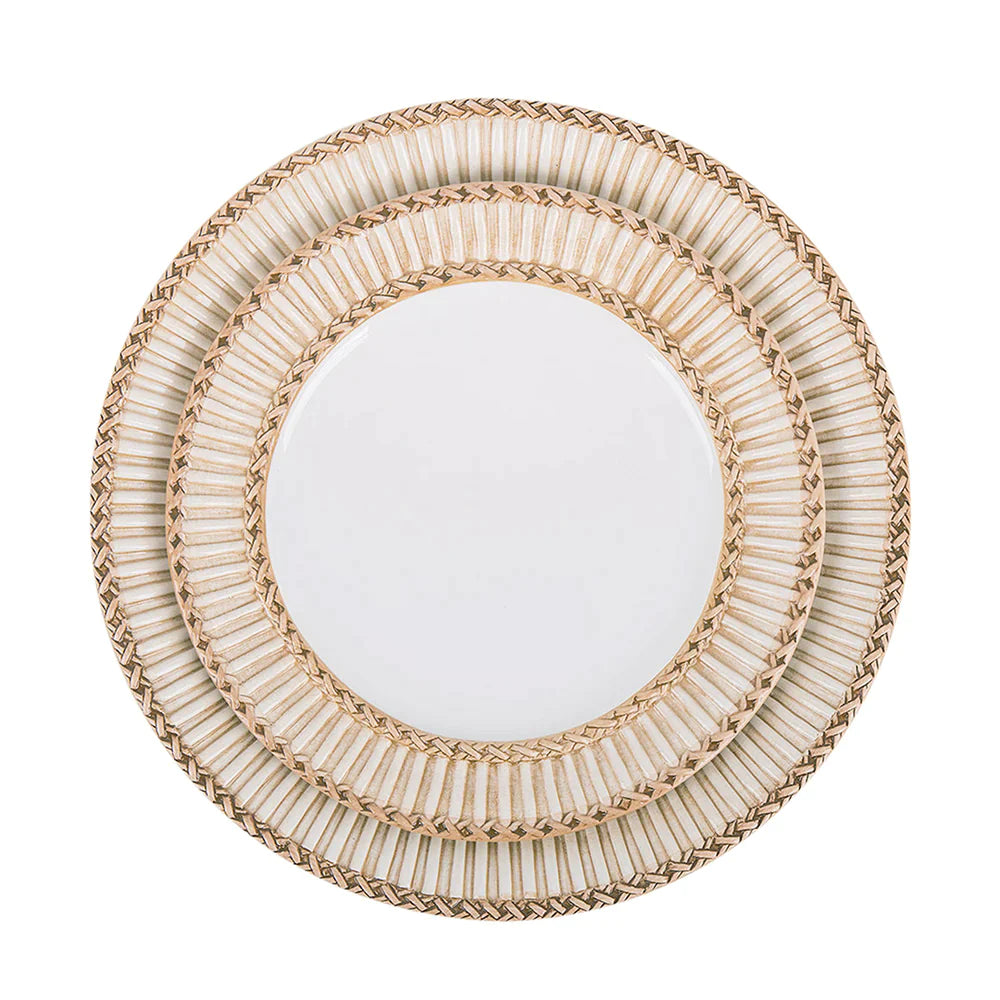 Treccia Dinner Plate - Natural