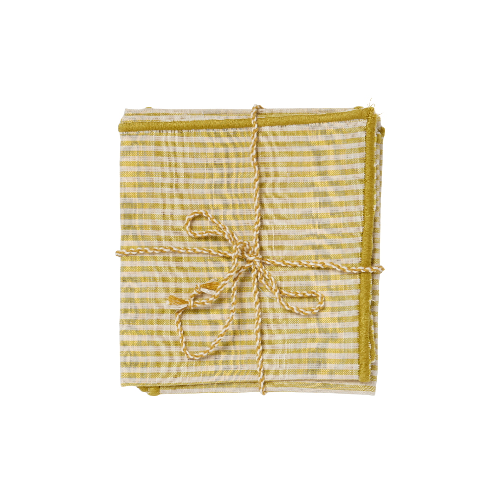 Chandra Napkins - Absynthe Stripes- S/2