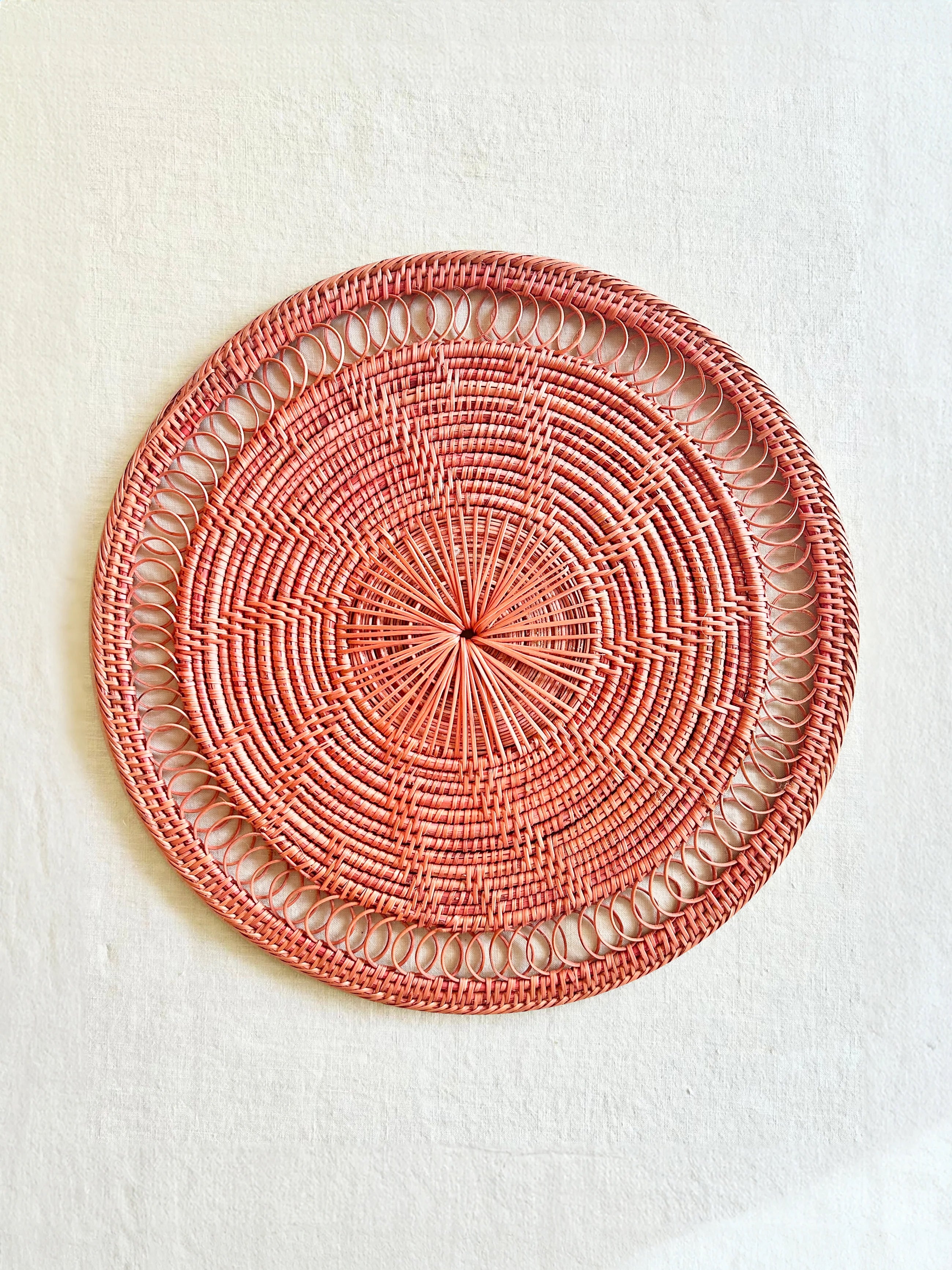 Cassel Charger / Placemat - Peachy