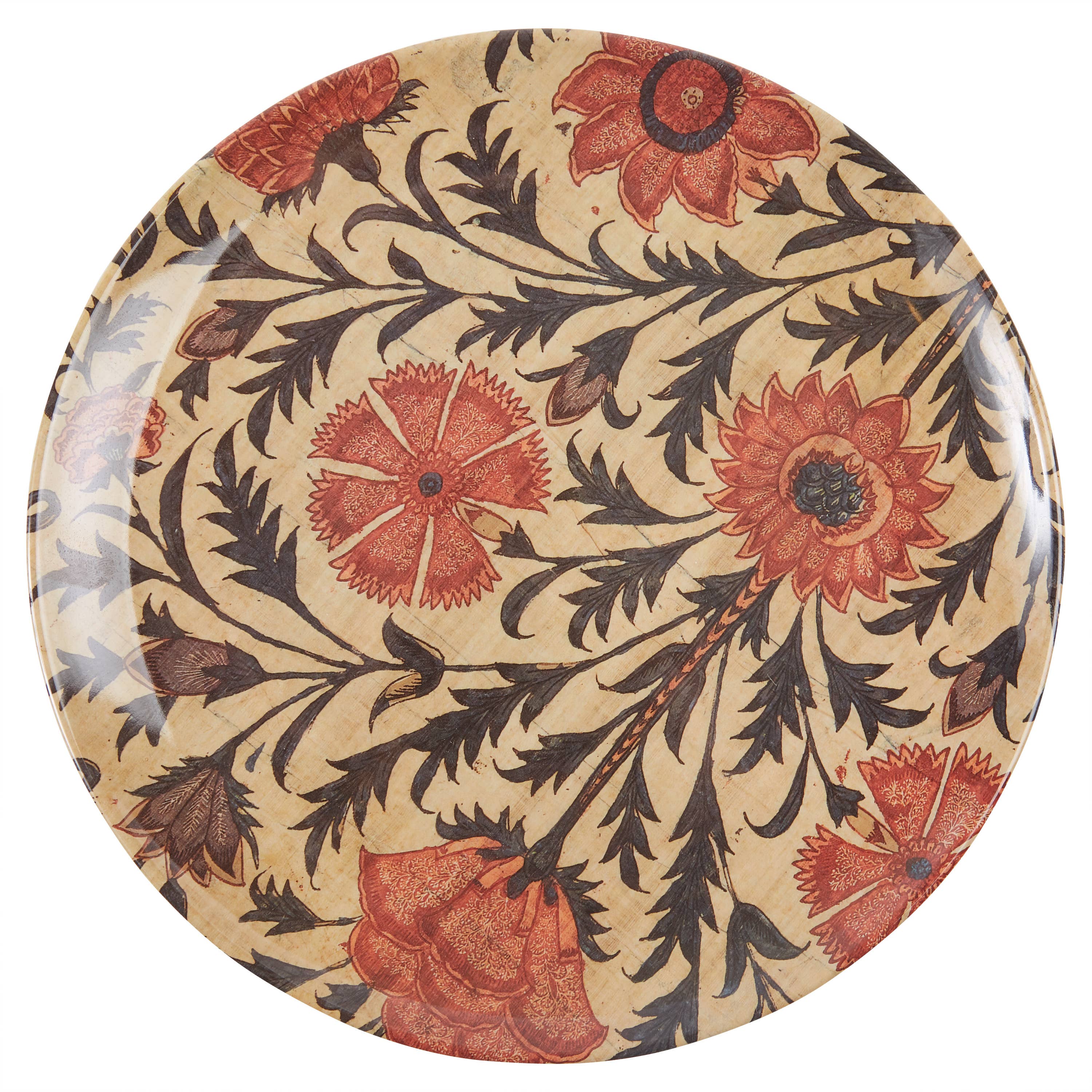 Kalamkari Melamine Dinner Plates S/4