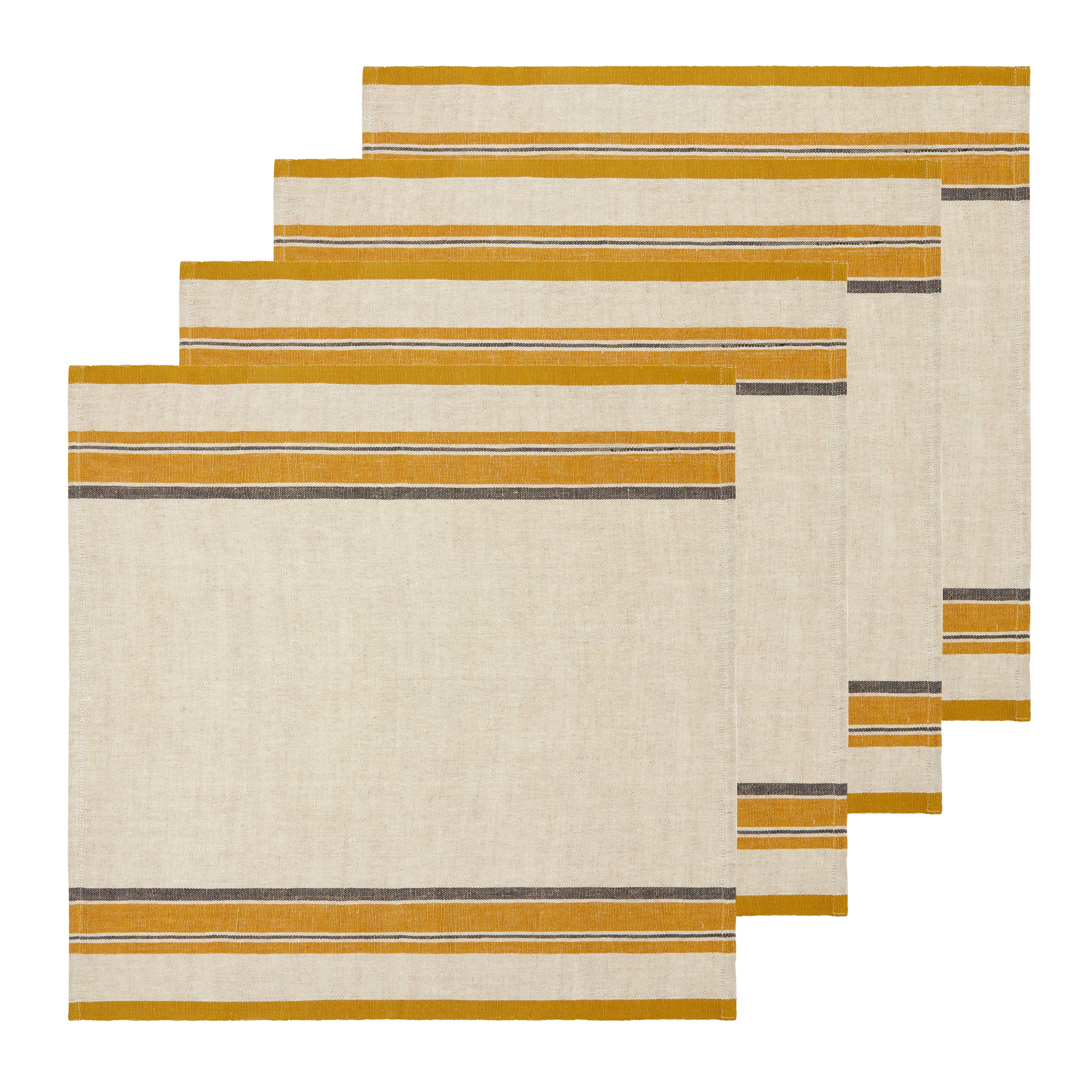 Antibes Napkins - Mustard -  S/4