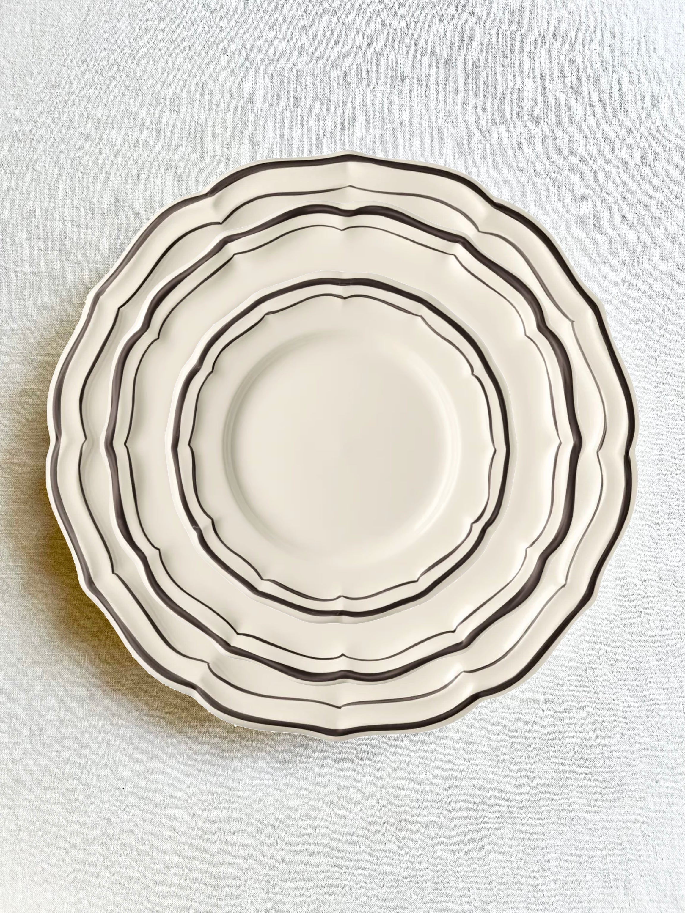 PRE-ORDER -Gien Fliet Dinnerware - Manganèse