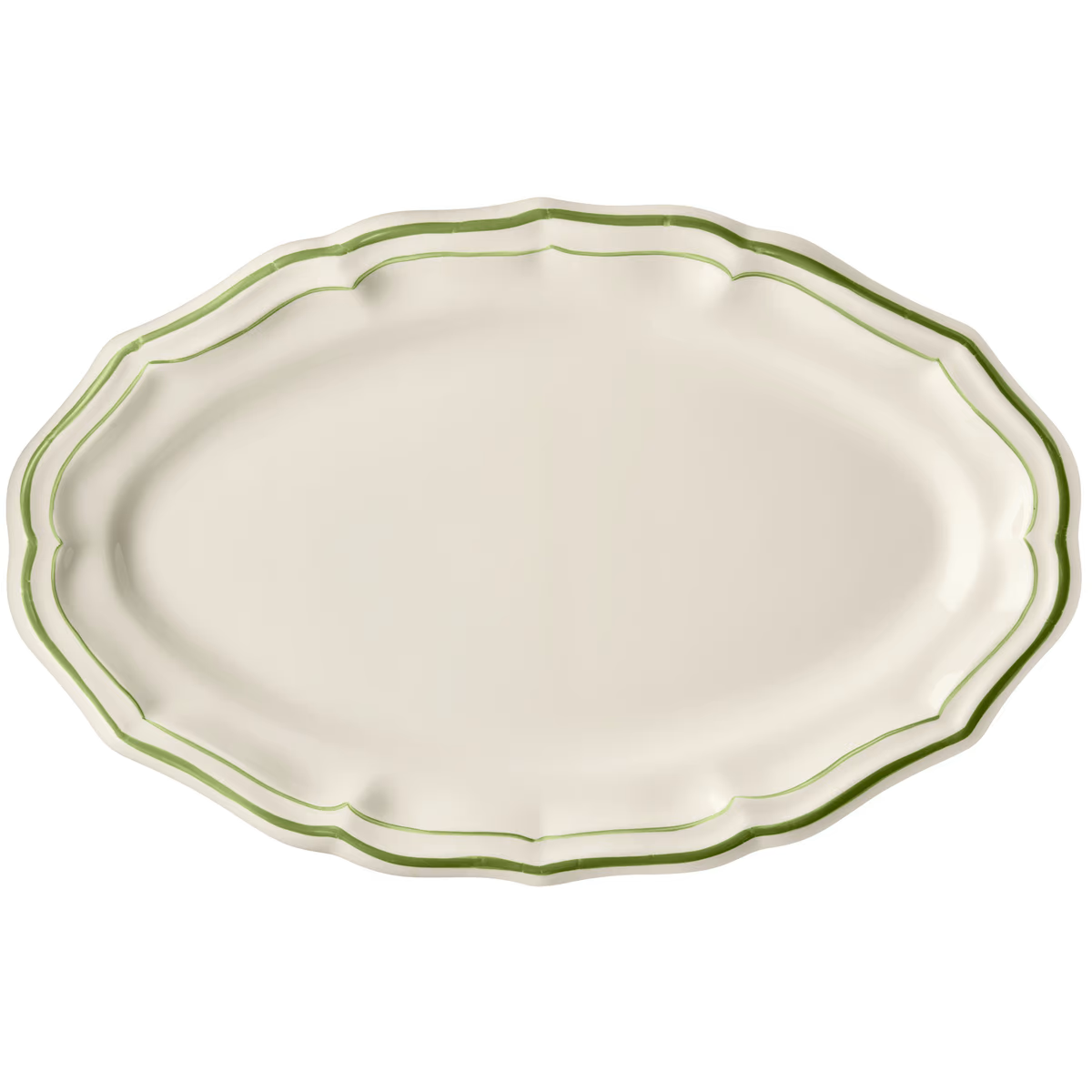 Gien Fliet Dinnerware - Vert