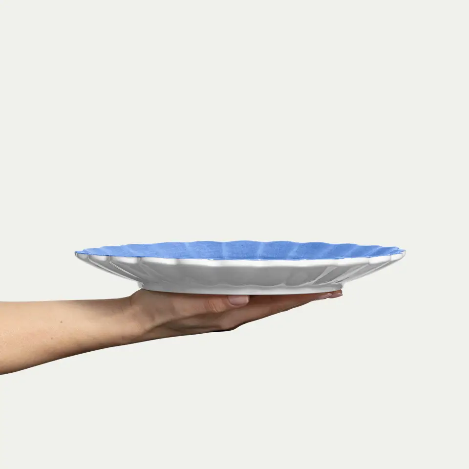 Oyster Dinnerware - Indigo - S/4