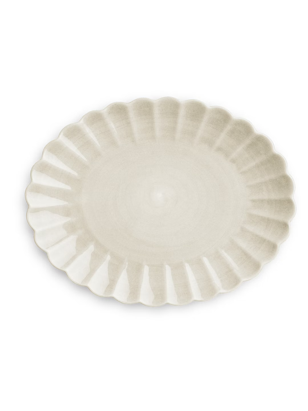 Oyster Oval Platter - Sand