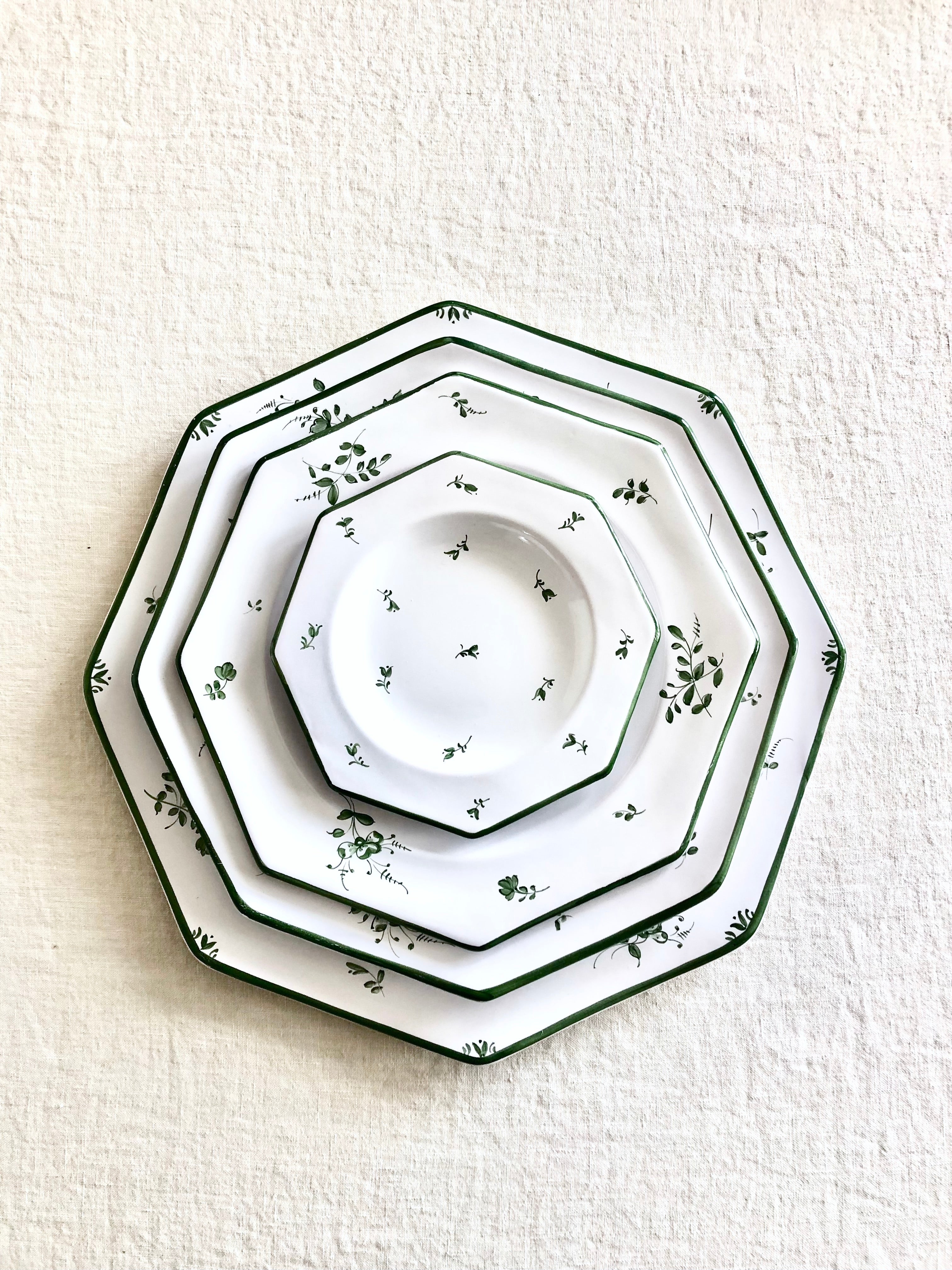 PRE-ORDER - Sainte Marie Dinnerware - Alouette - Peridot
