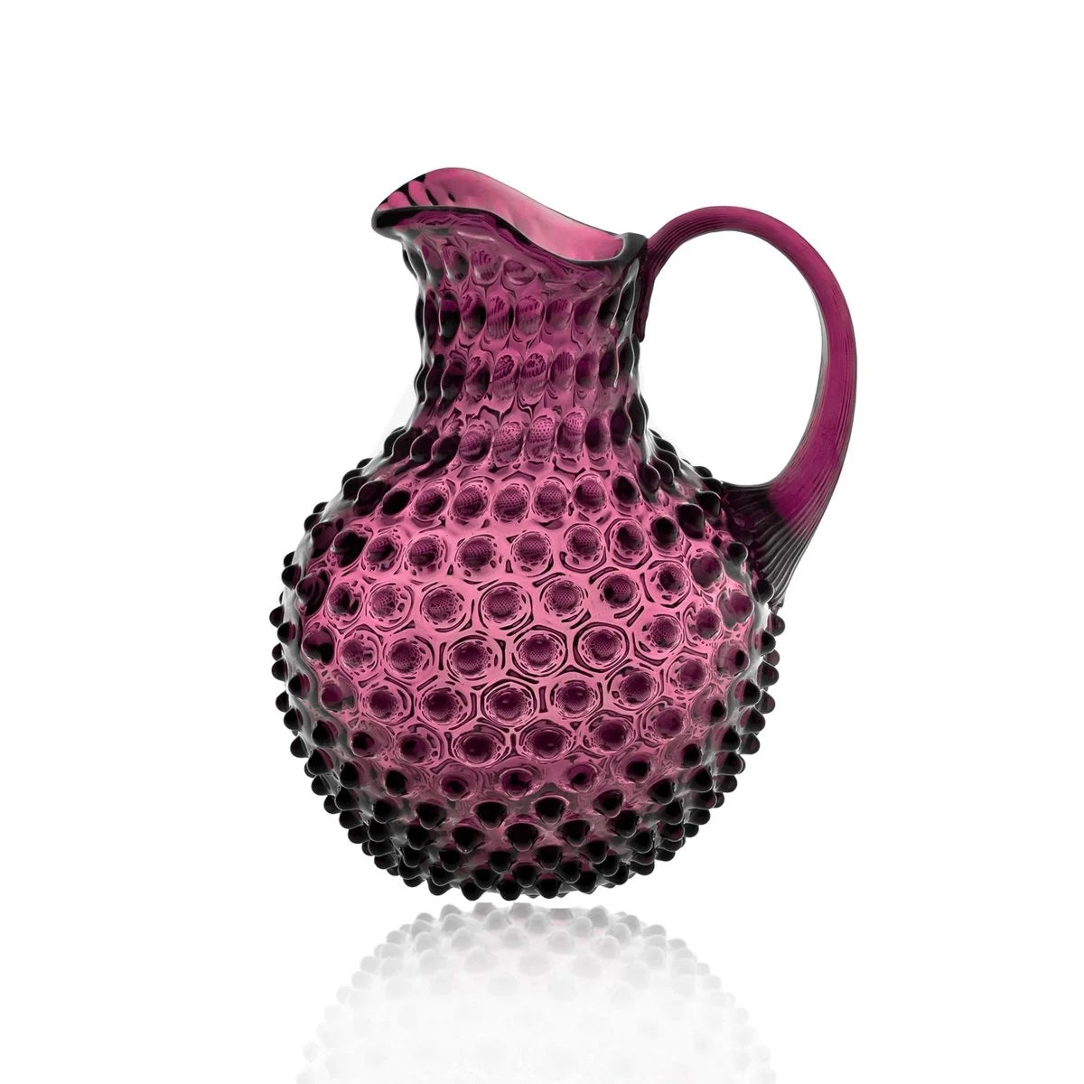 Hobnail Pitcher - Violet